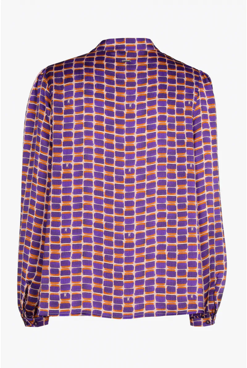 Blouse HIMYA met logoprint - Xandres