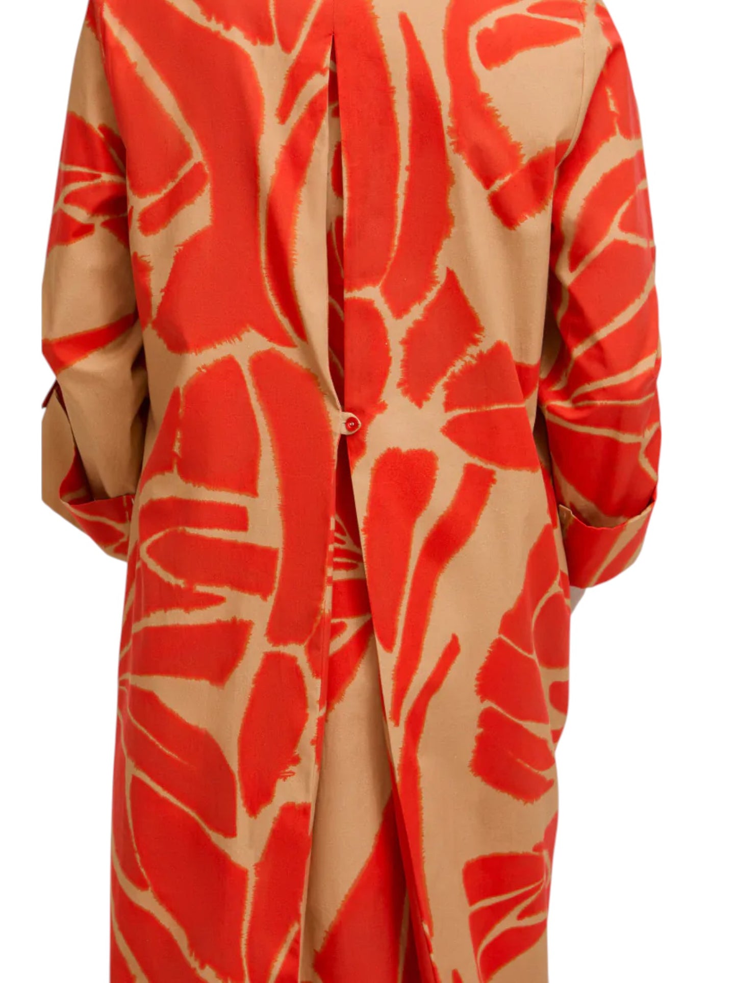Xandres - doorknoopjurk KAISH met print