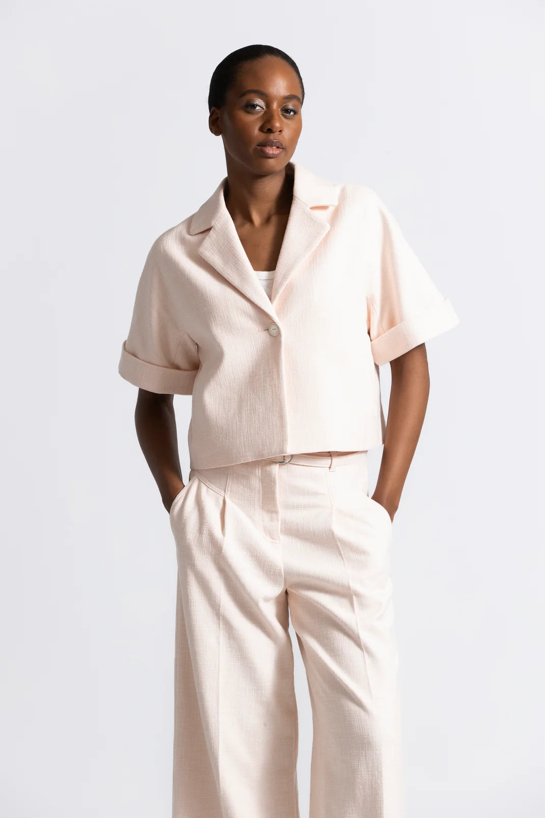 Roze blazer WESLI - Gigue