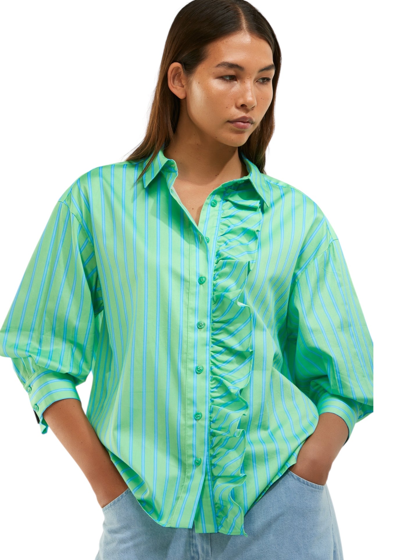 Senso - bloes SENNA groen gestreept (S2525)