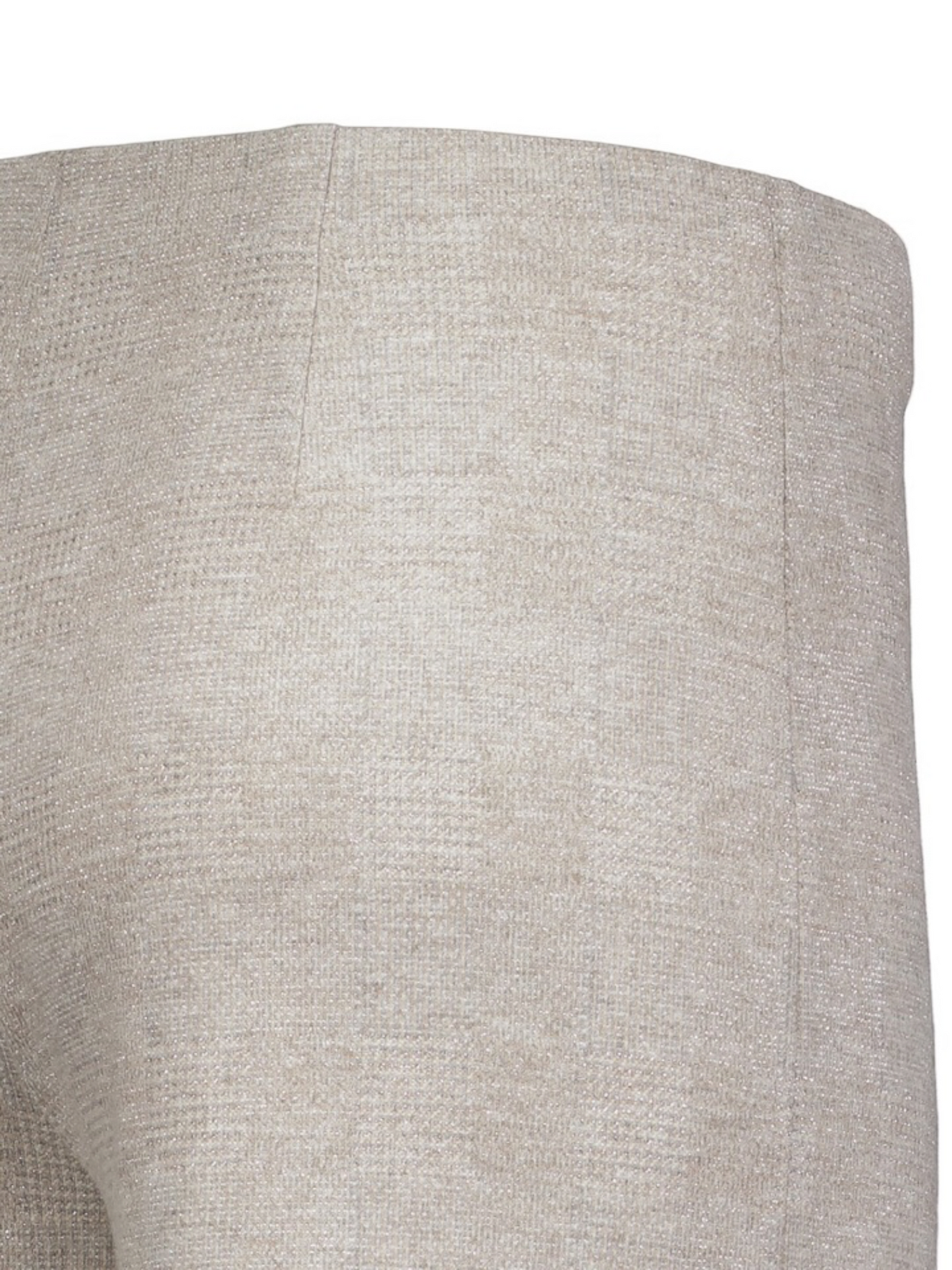 Raffaello Rossi - Beige zachte broek met stretch in ruit motief Elaine long
