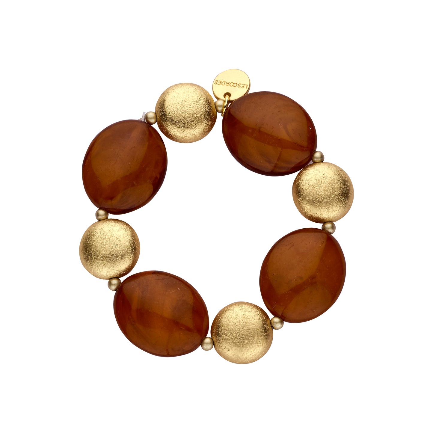 Les Cordes - armband DEMO bruin