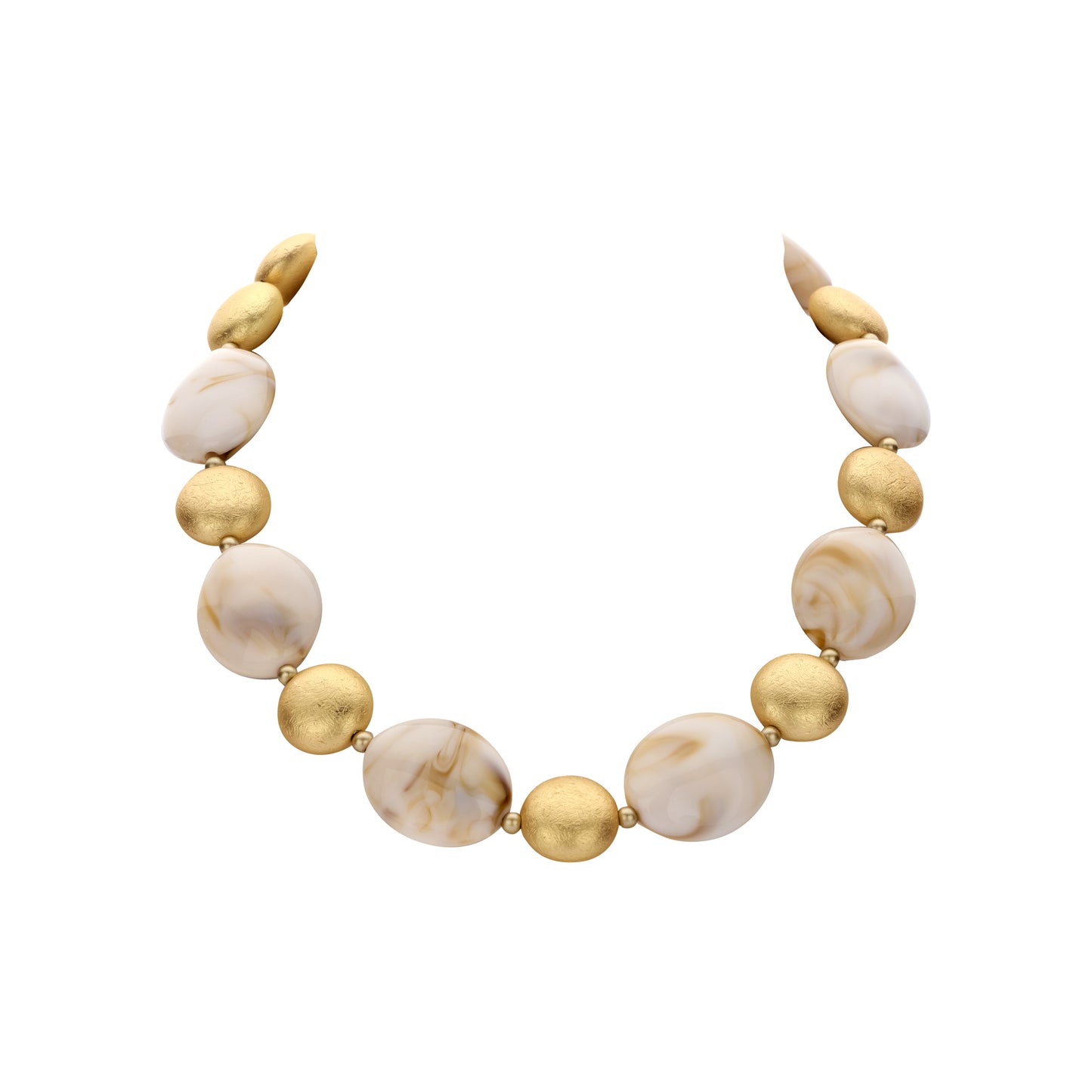 Les Cordes - halsketting DAMON beige