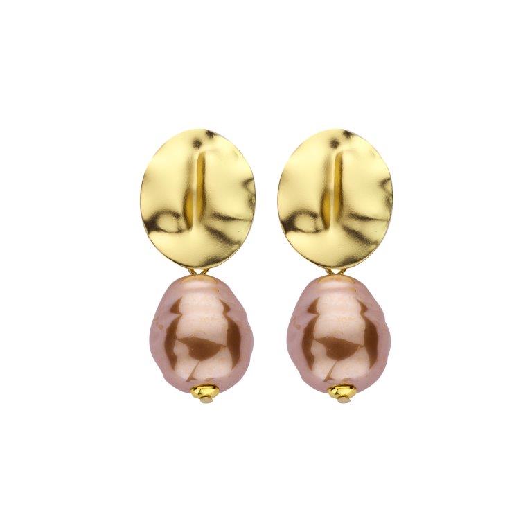 Les Cordes - oorbellen DOB142 beige
