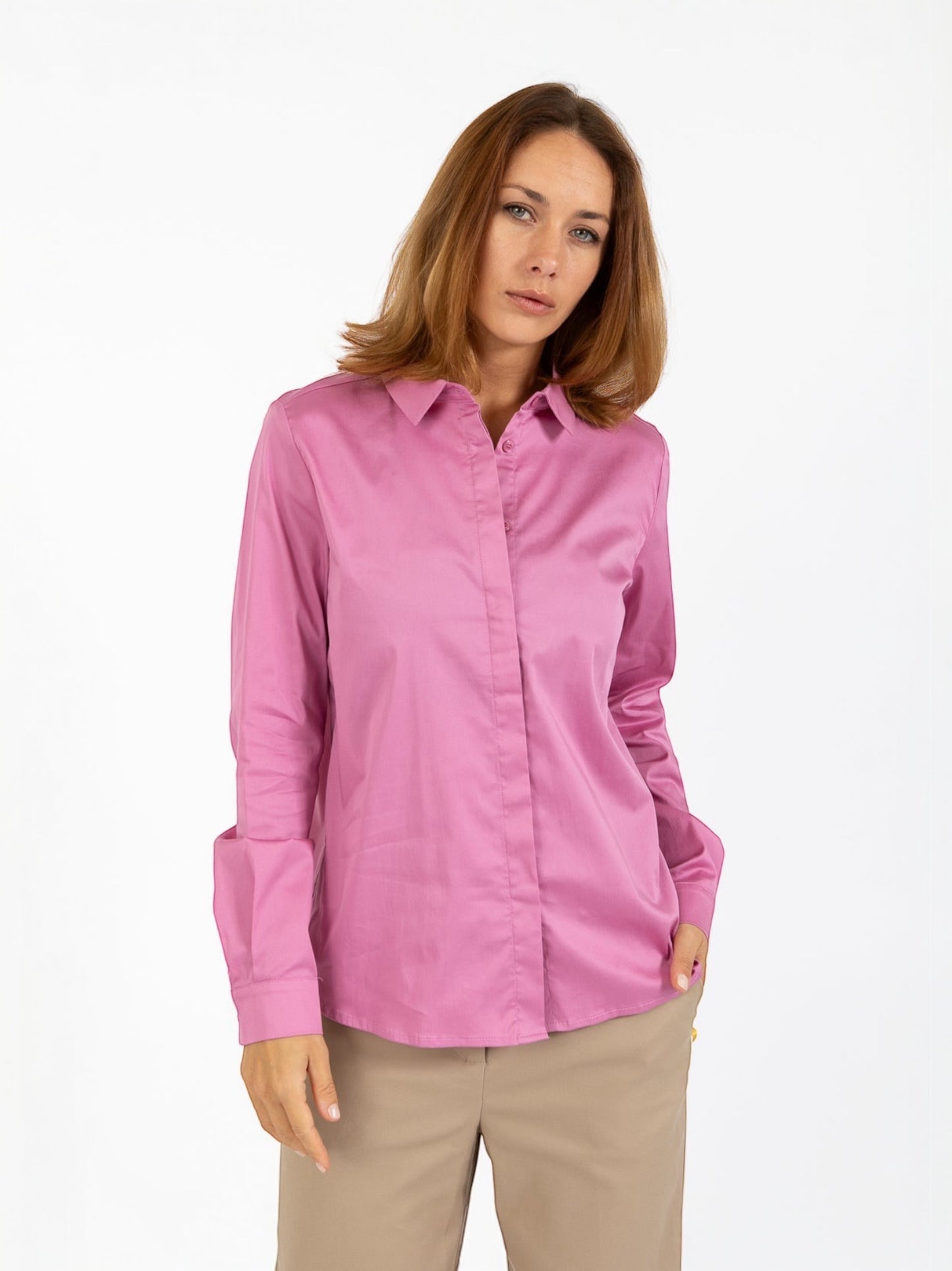 Getailleerde bloes magenta (N1200) - Coster Copenhagen