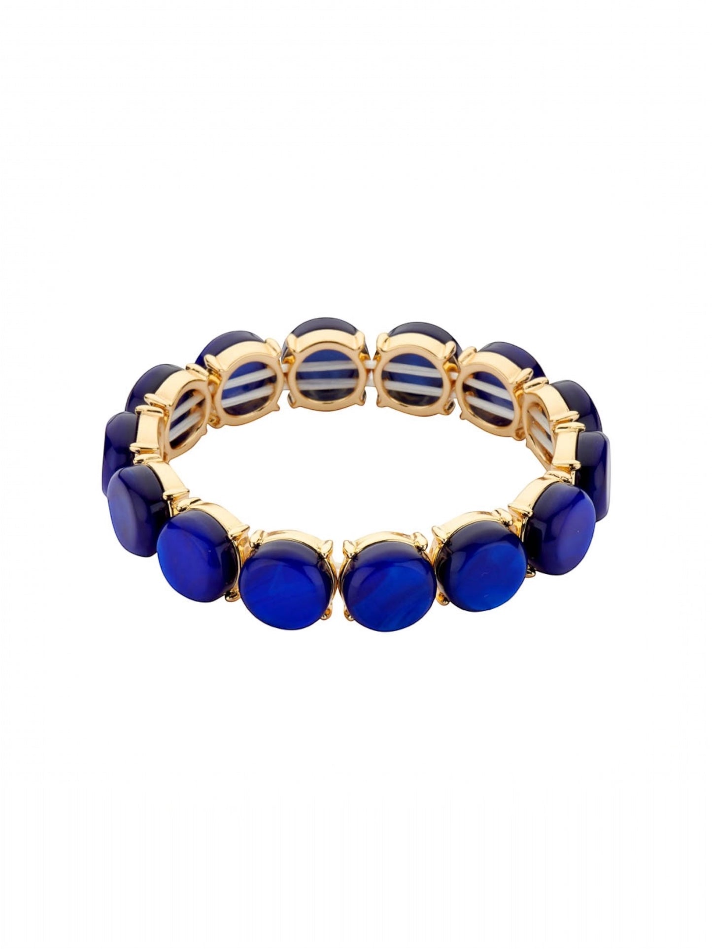Armband KAB14 BLAUW - Les Cordes