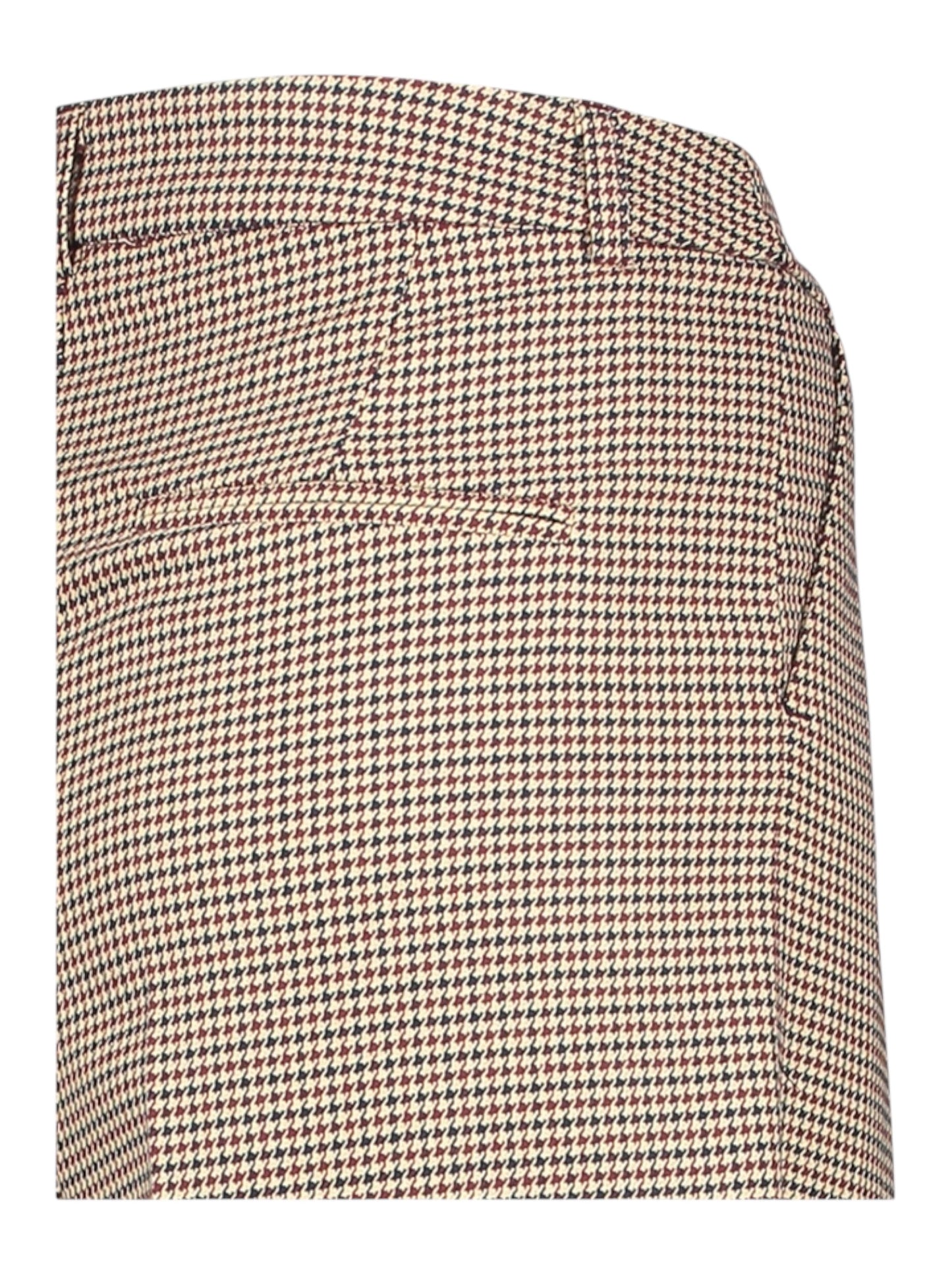 Lalotti - OSCARE wijde broek met hoge taille - pied de poule
