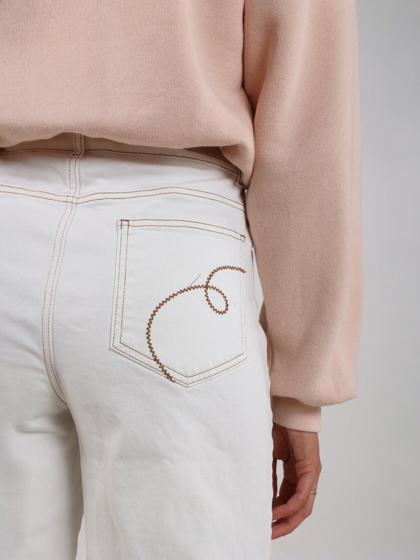 Nukus - ABBY jeans off-white