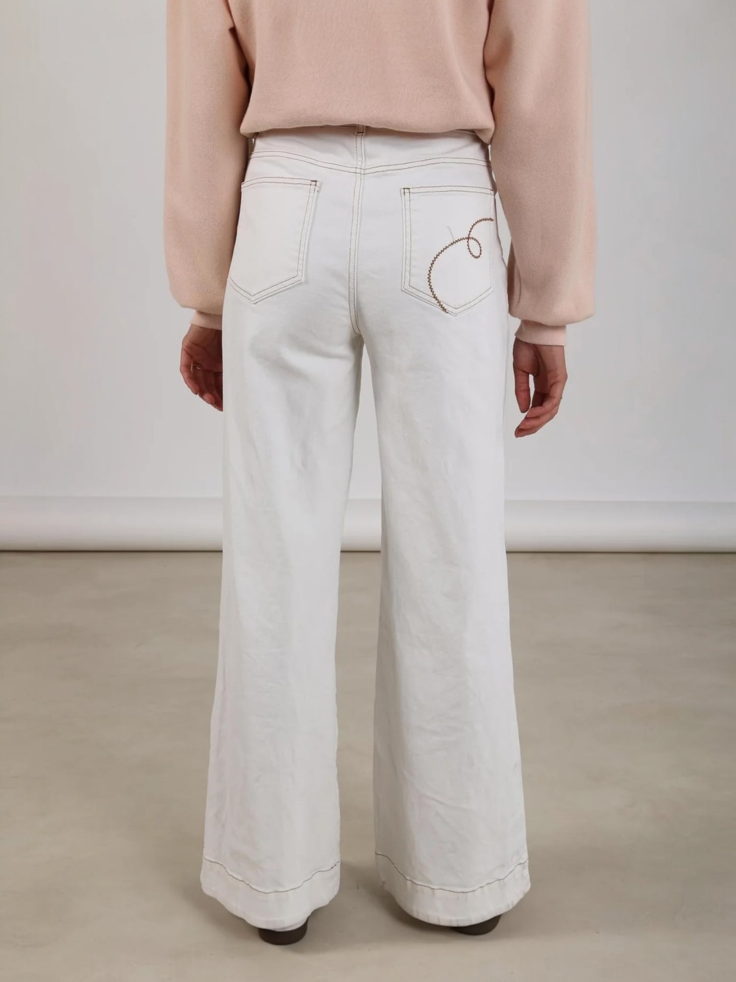 Nukus - ABBY jeans off-white