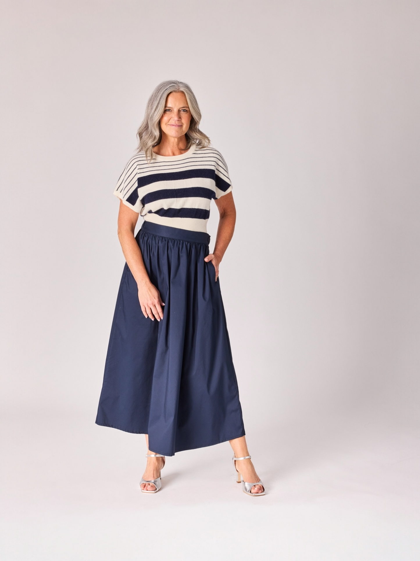 Lalotti - LEV STRIPED pull navy