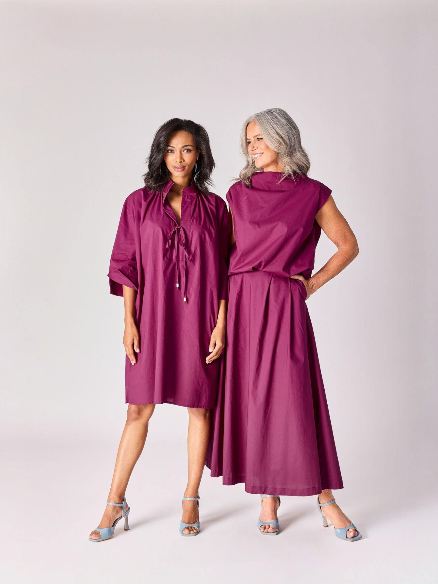 Lalotti - ROMANI plume lange rok met plooien