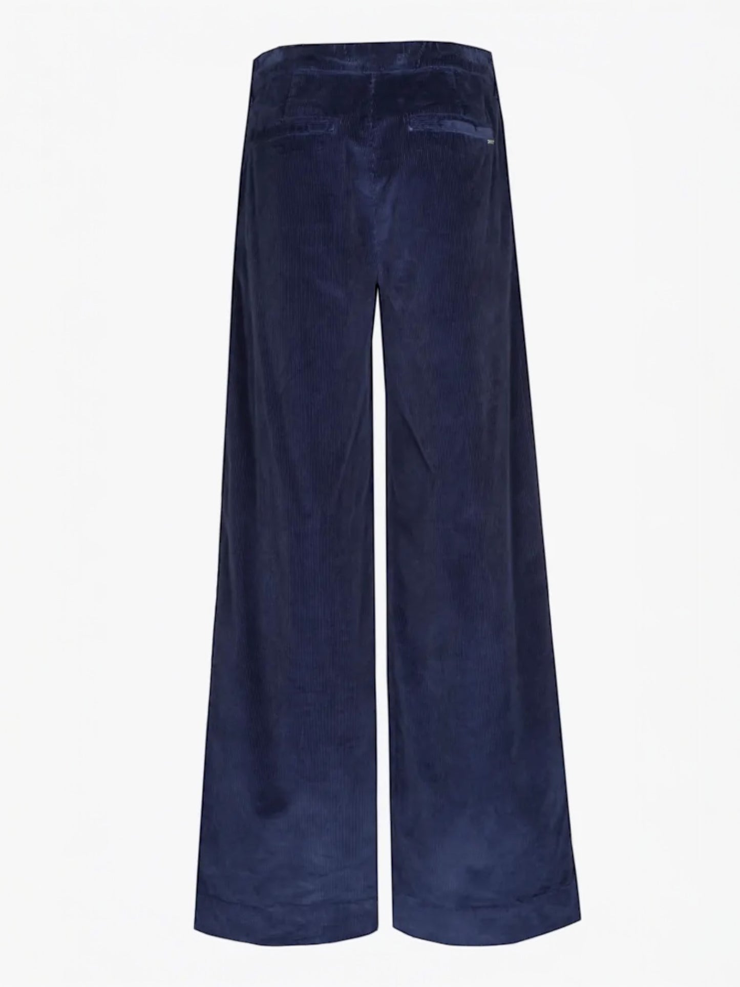 Xandres - POBI broek in blauwe ribfluweel