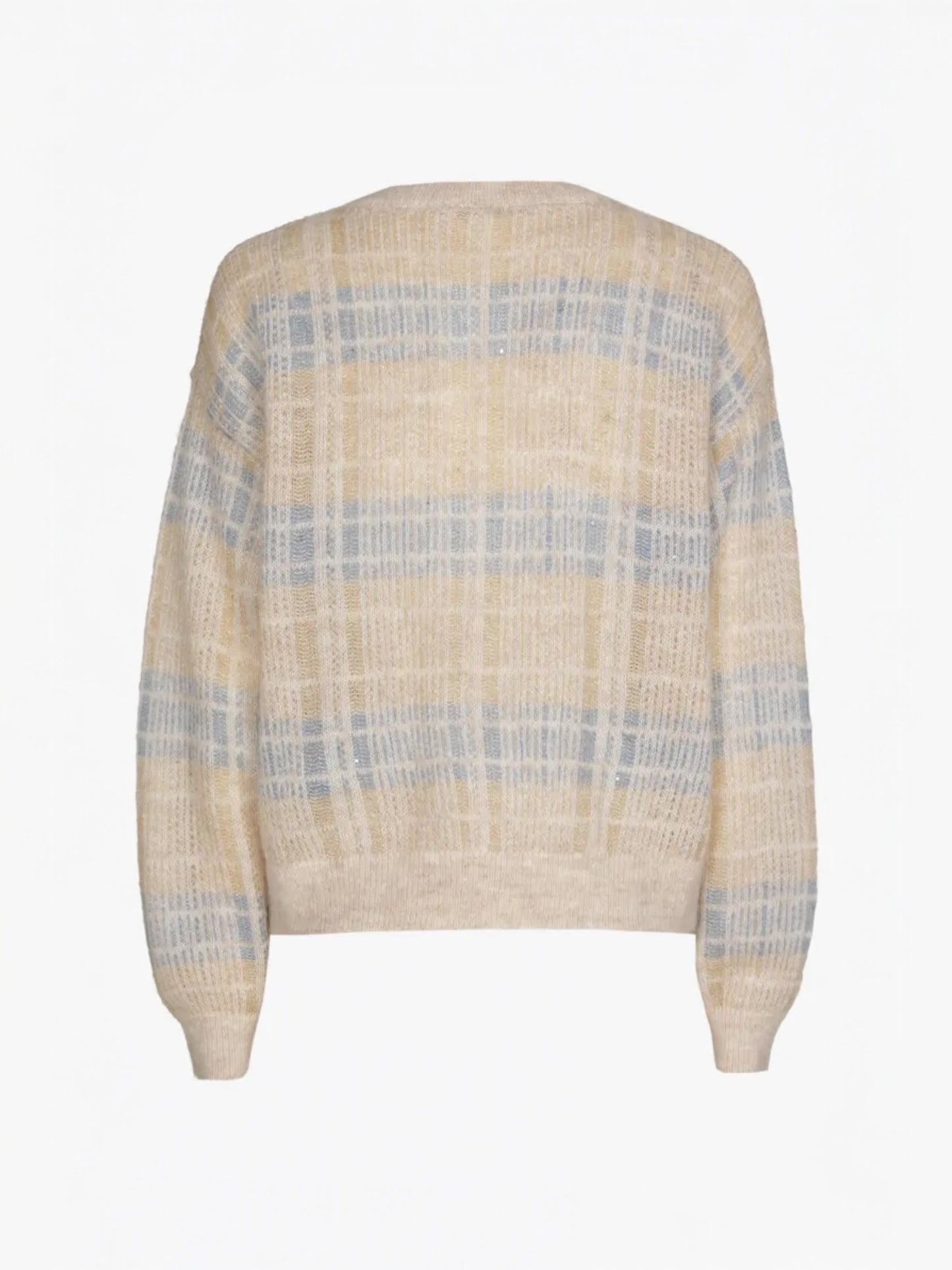 Xandres - ADIRA pull met ruitjesmotief