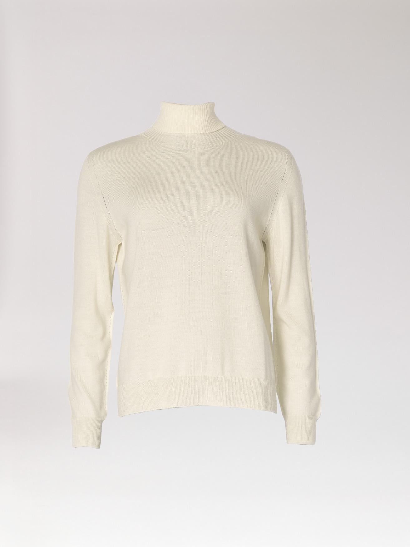 Lalotti - pull MARA ecru turtleneck