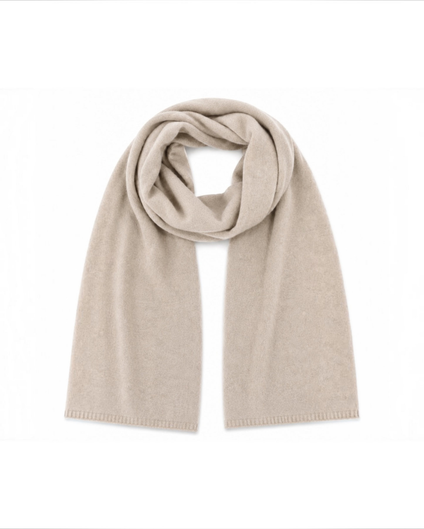 TWNS THE LABEL Vail Sjaal Beige | Luxe Raccoon Blend Dames