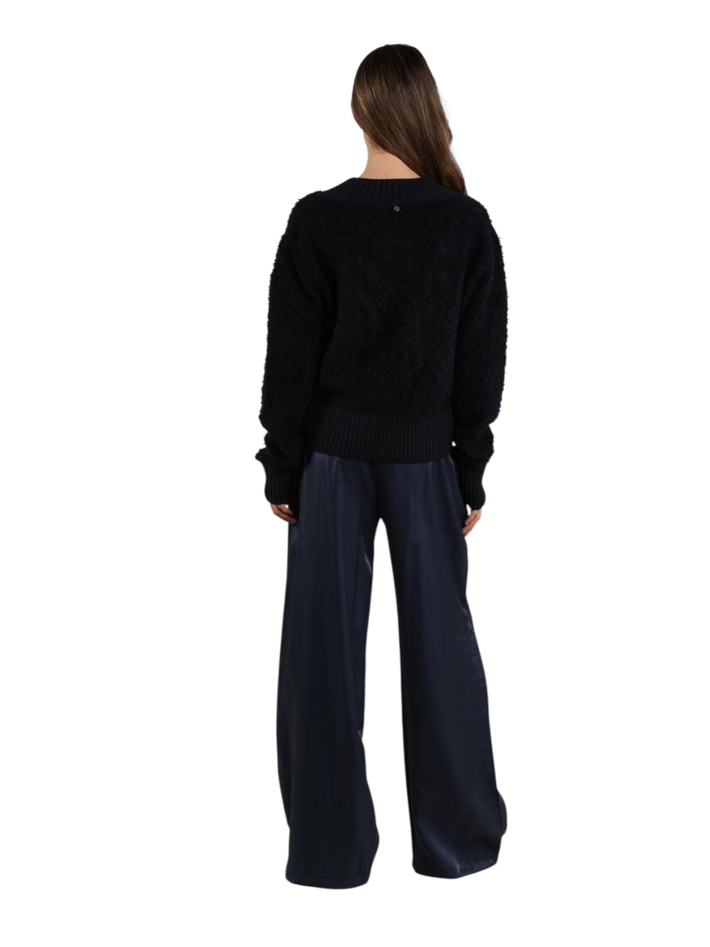 Nukus - KAYLE blauwe gilet met knopen