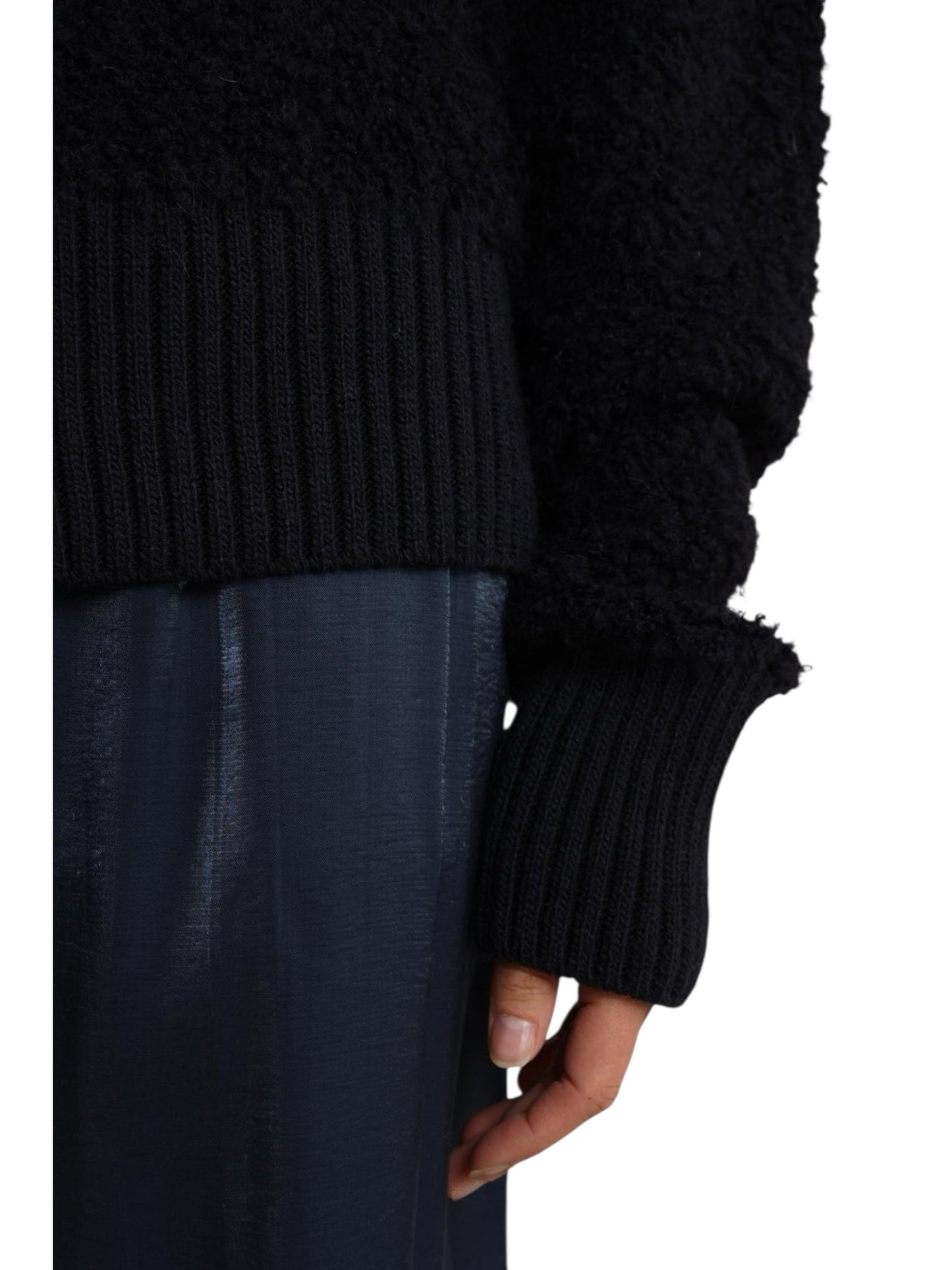Nukus - KAYLE blauwe gilet met knopen