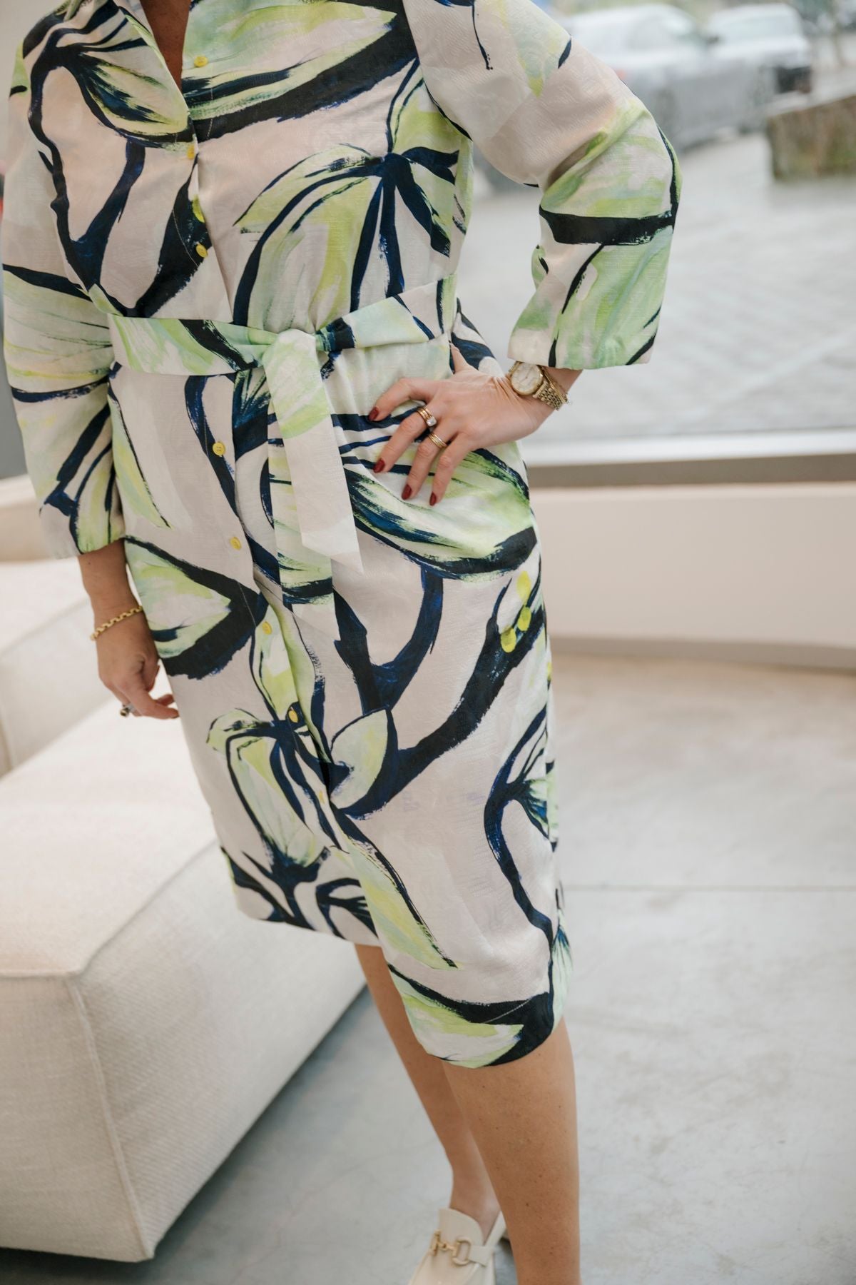 Jurk met bloemenprint KELLIS - Xandres