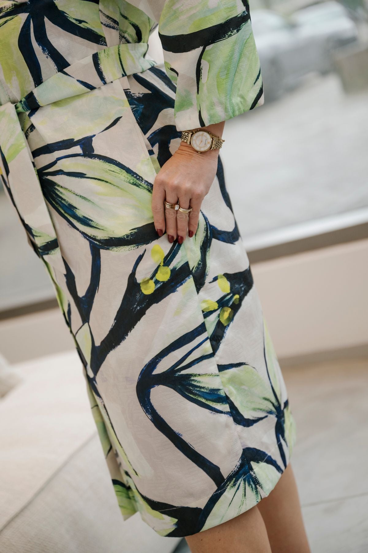 Jurk met bloemenprint KELLIS - Xandres