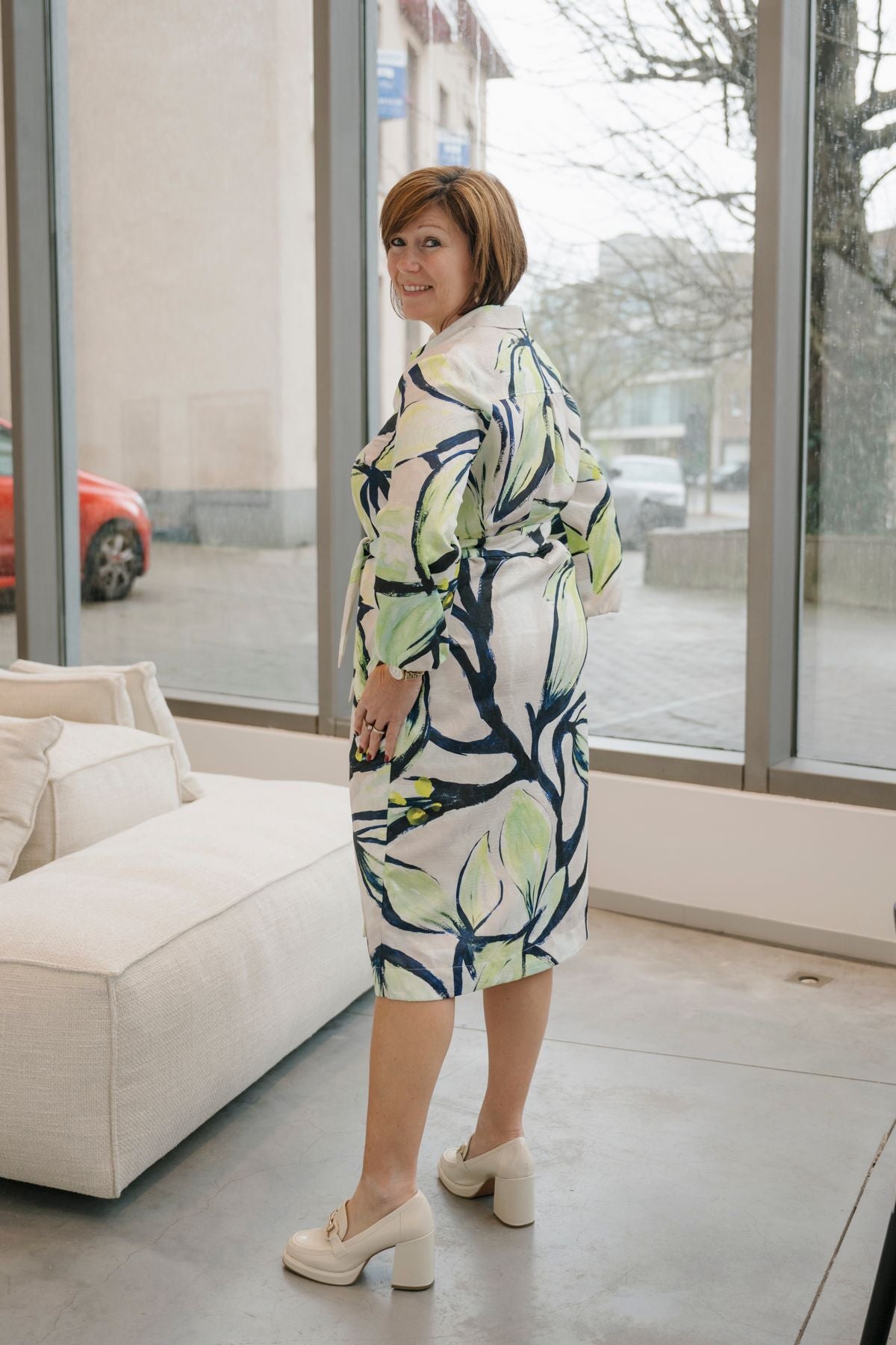 Jurk met bloemenprint KELLIS - Xandres