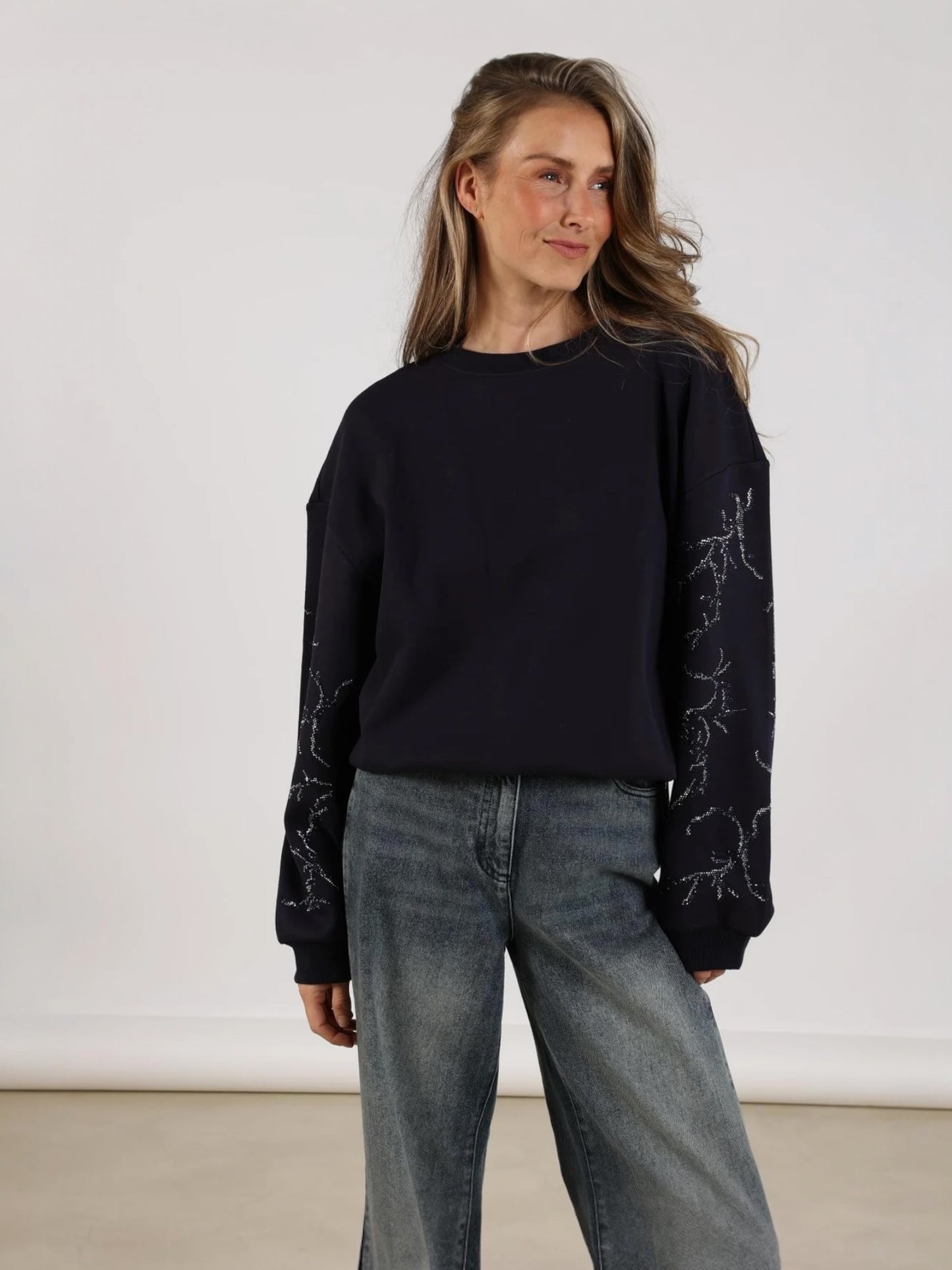 Nukus - Sweater SUZANNE navy