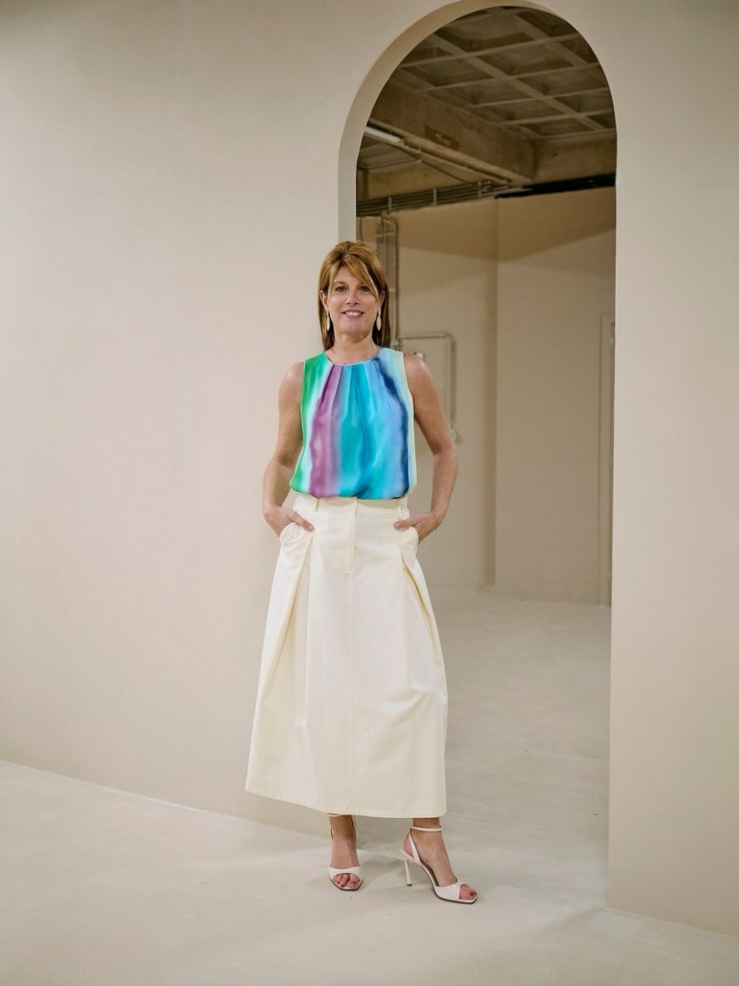 Senso - MEYSA rok ecru (S2310)