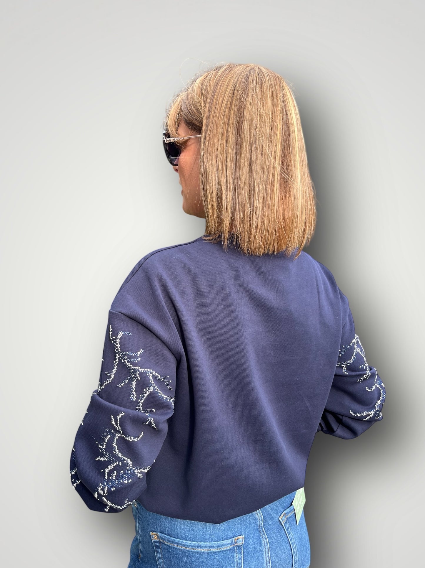 Nukus - Sweater SUZANNE navy
