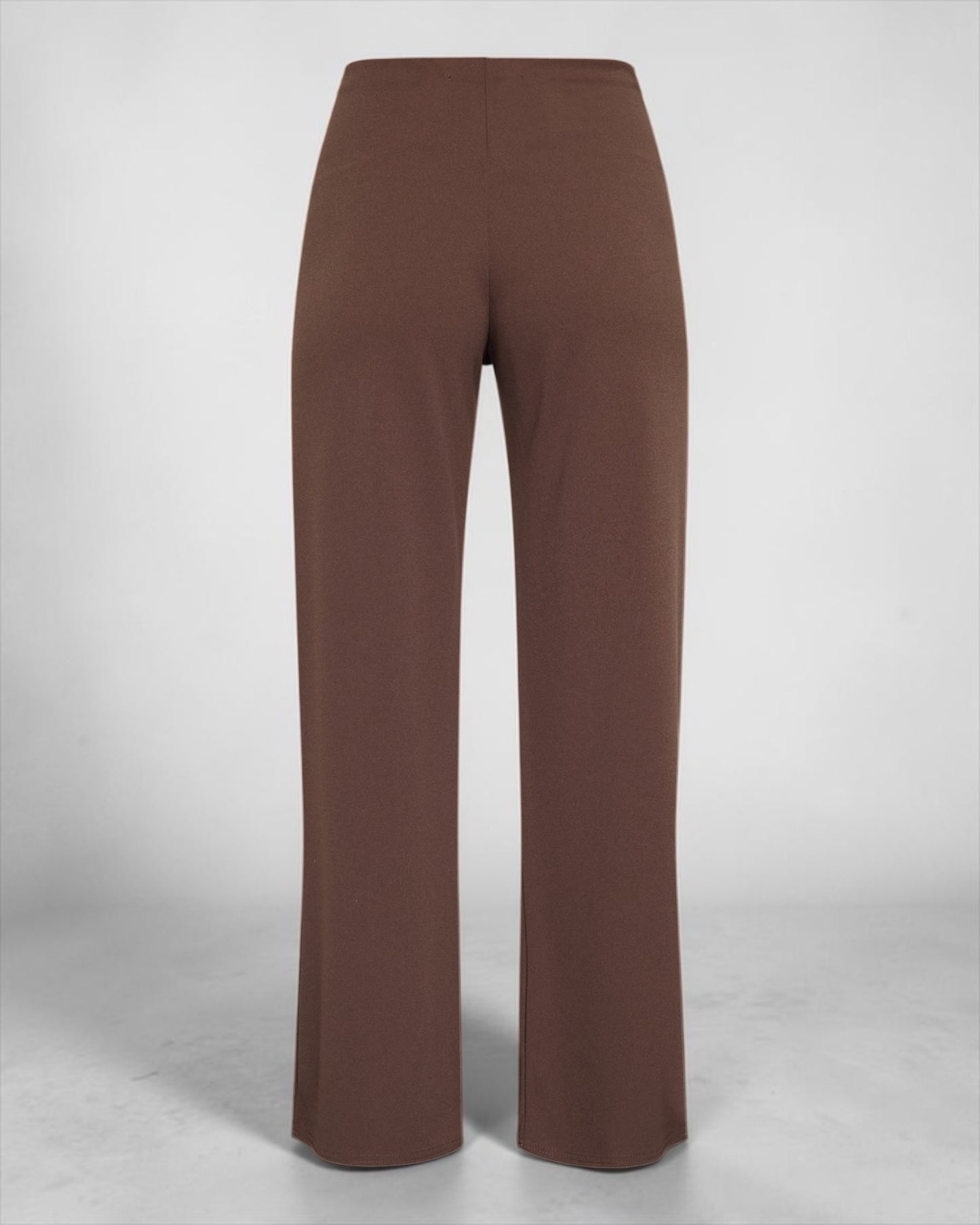 Sisterspoint GLUT broek dames chocolade bruin – losse hoge taille broek