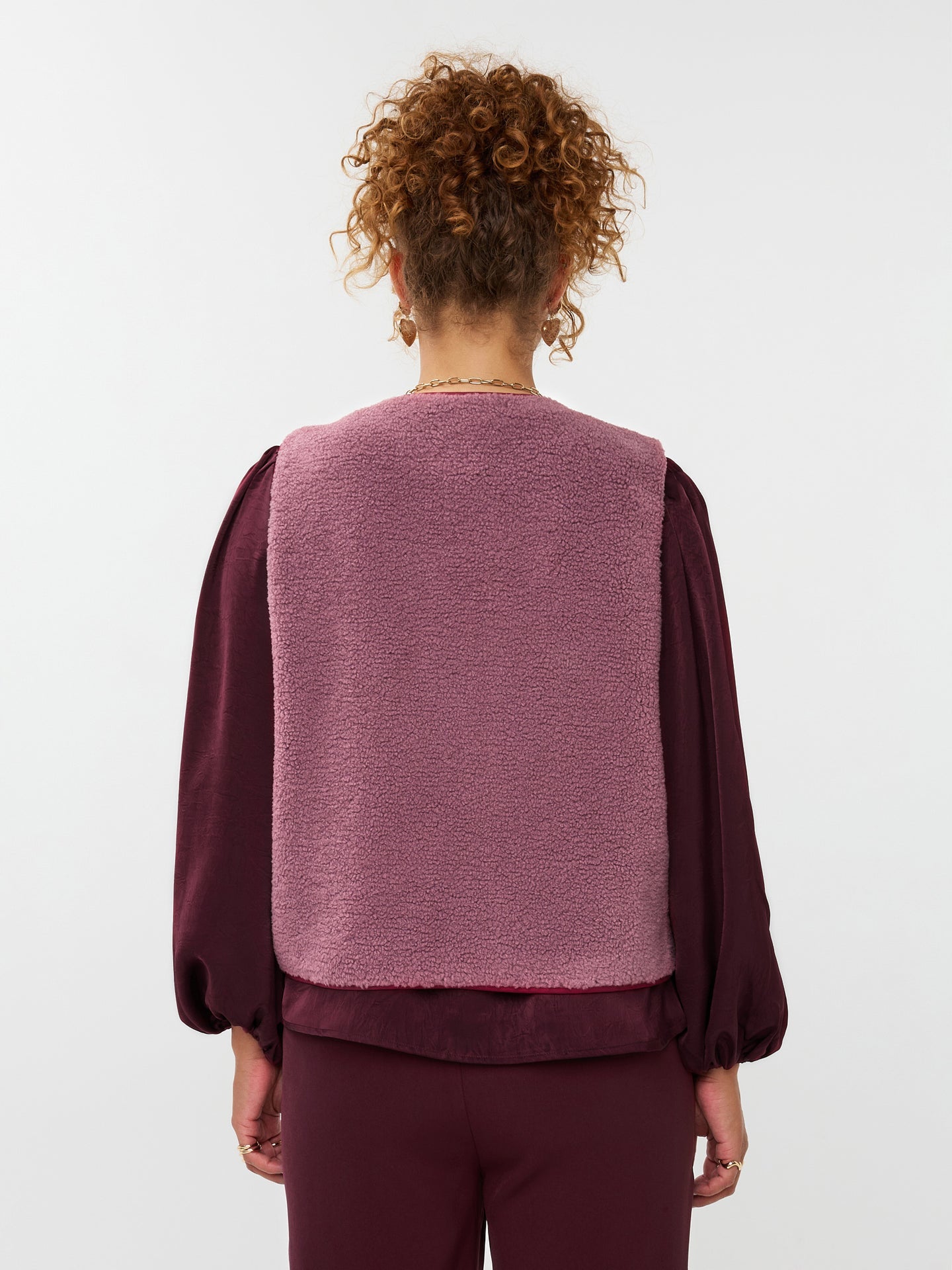 Ydence - gilet PUCK | kleur MAUVE