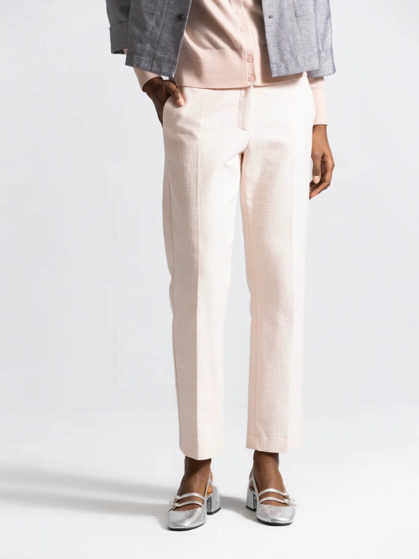 Roze broek RIVOLI regular fit - Gigue
