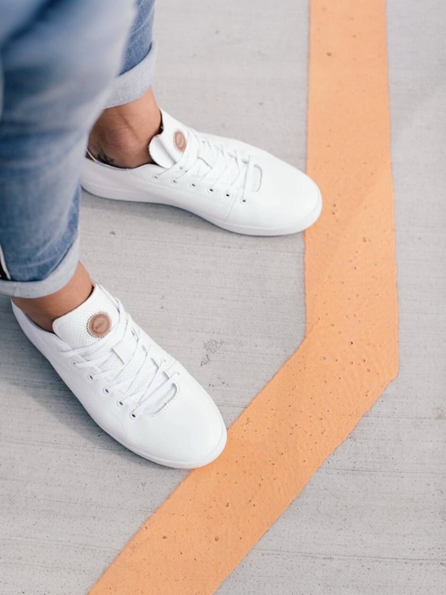 Woden Jane Leather Witte Sneakers
