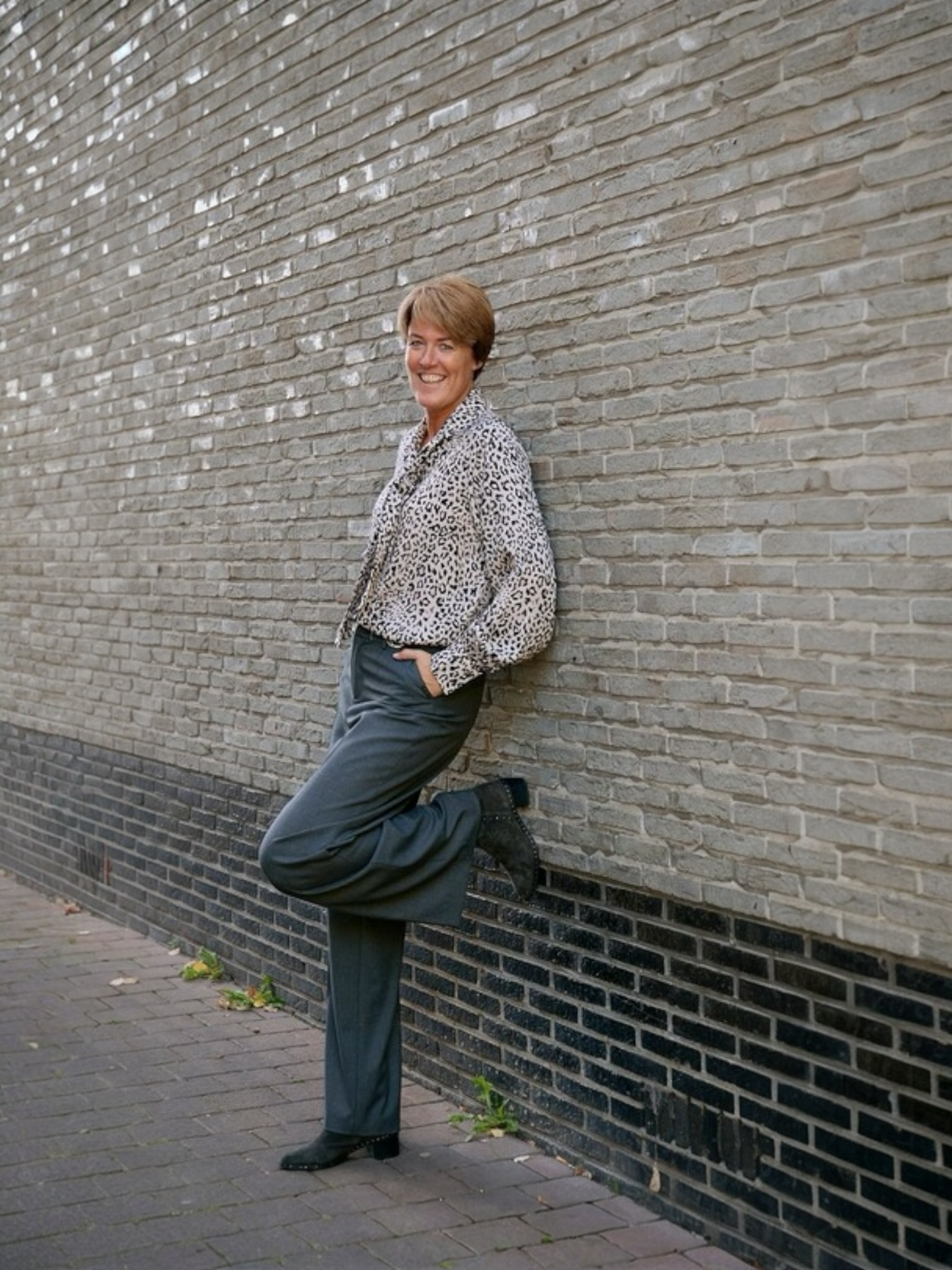 Beaumont - MEREL bloes luipaardprint