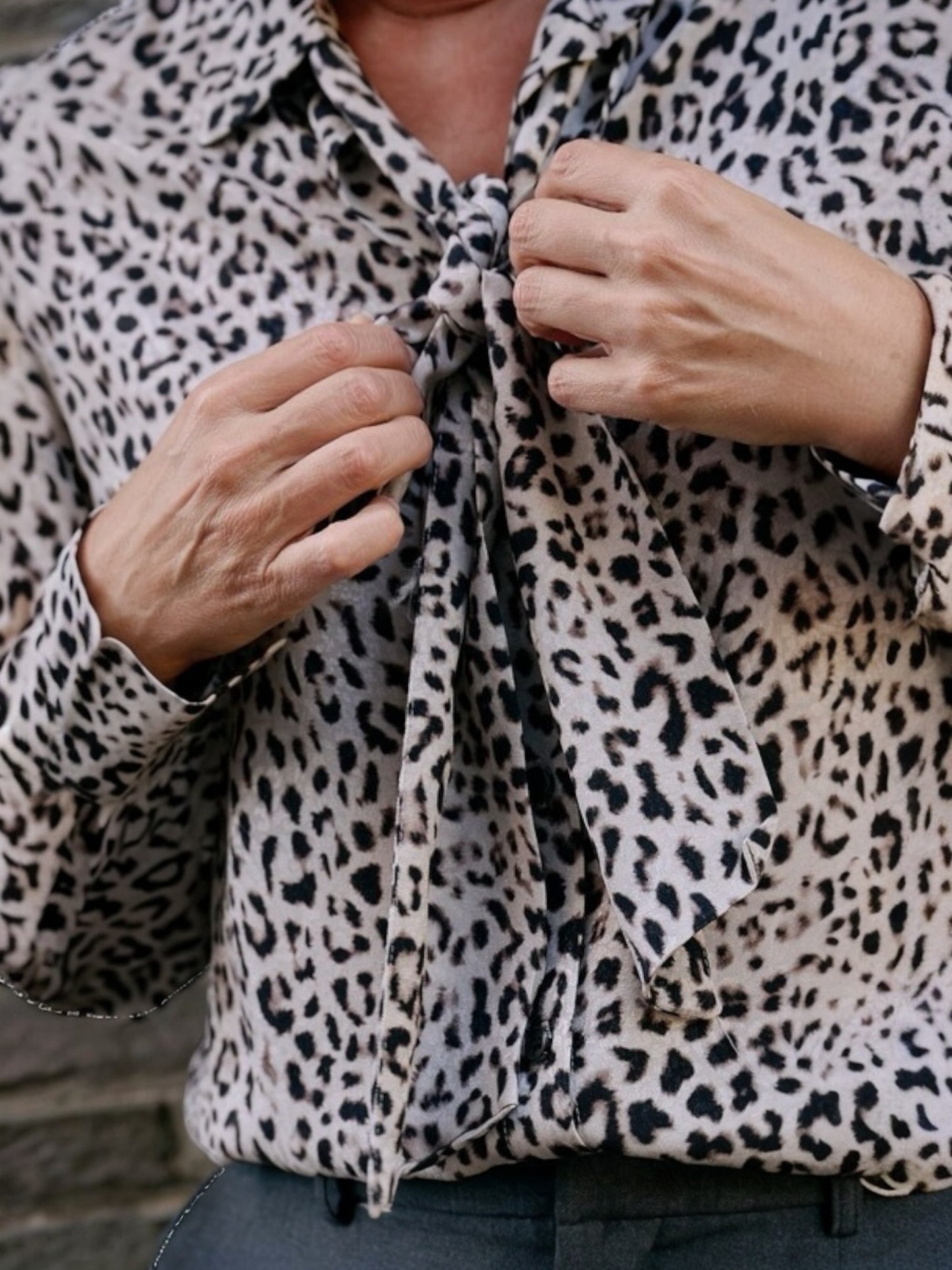 Beaumont - MEREL bloes luipaardprint