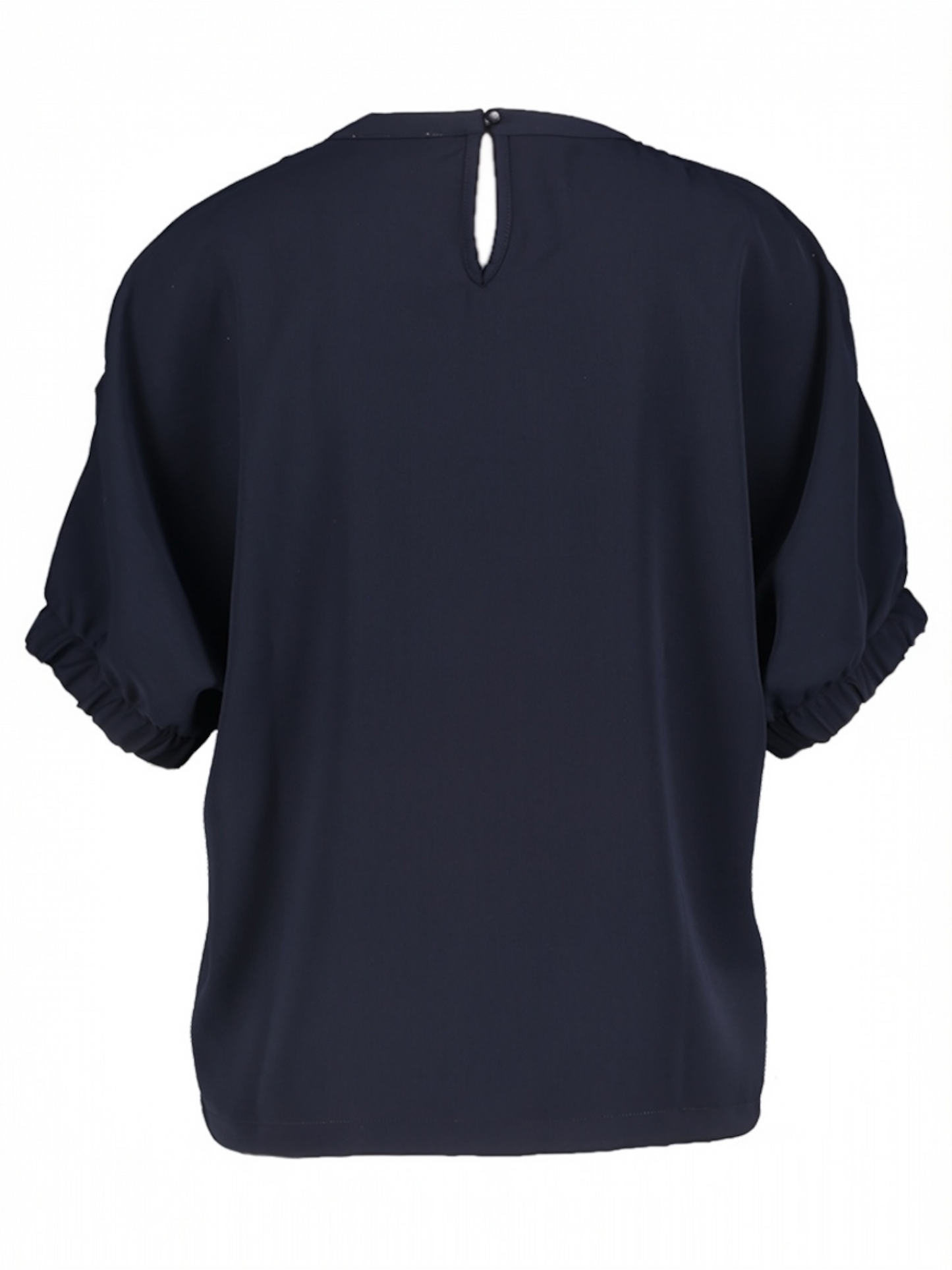 Lalotti - bloes met elastisch mouwdétail POM navy