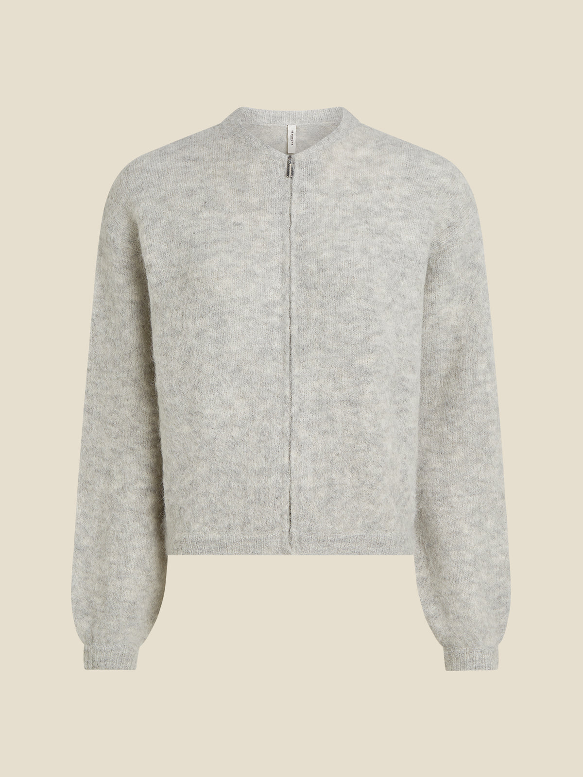 Beaumont - Raquel gilet grijs met rits