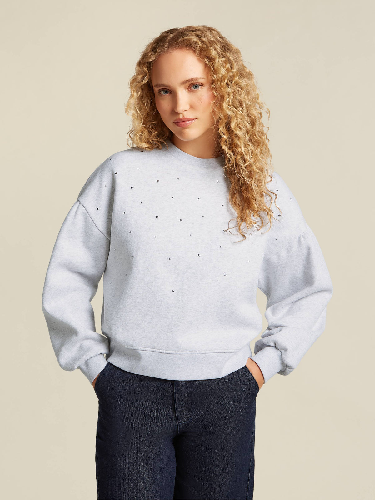 Beaumont / Lotus sweater grijs