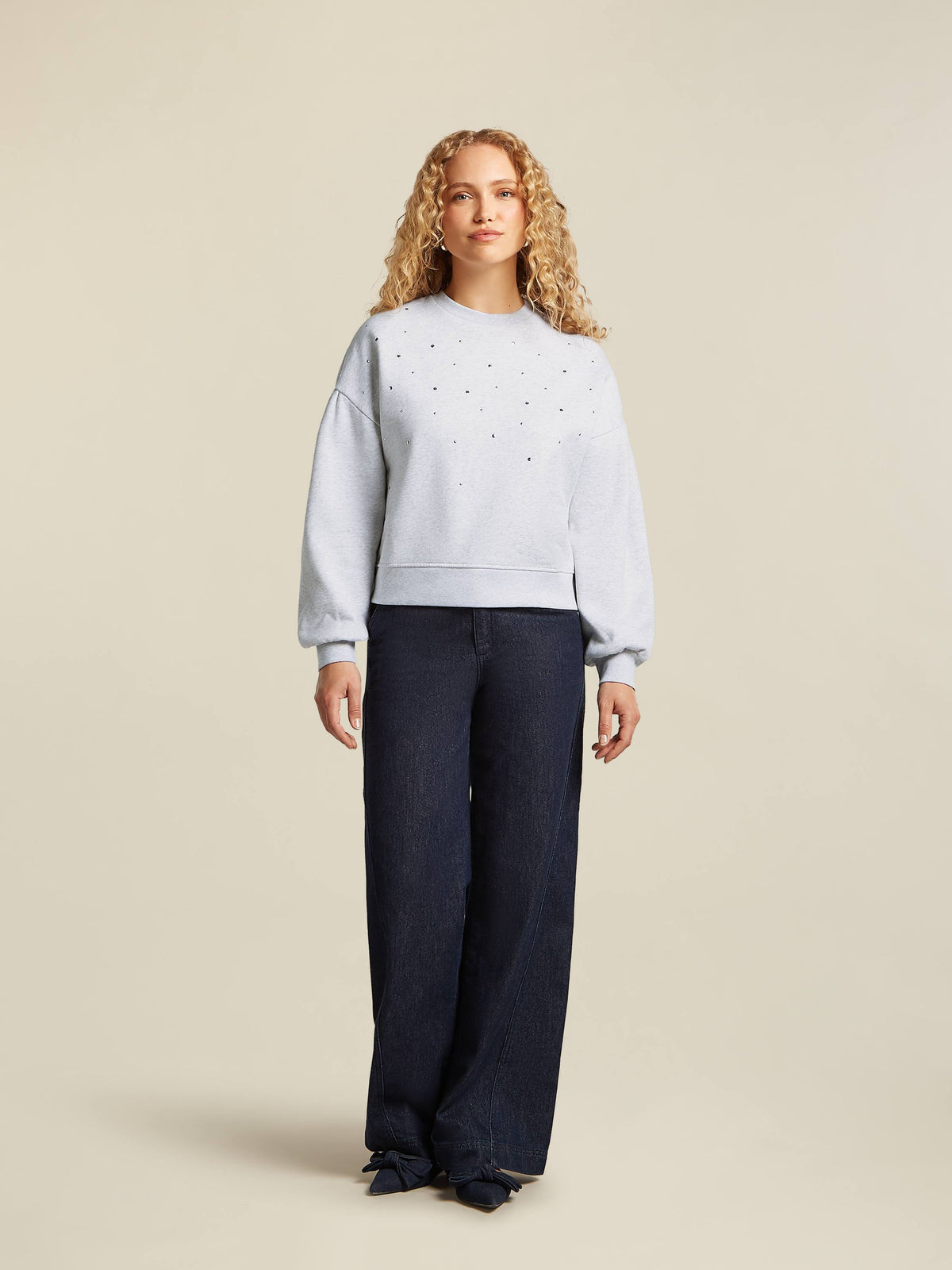 Beaumont / Lotus sweater grijs