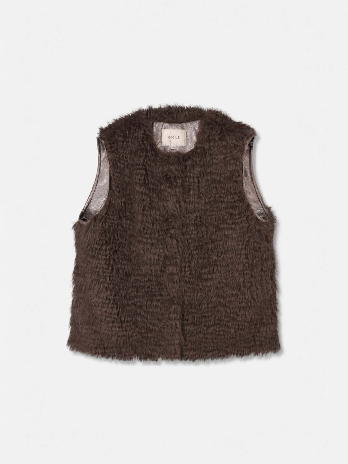 Gigue - WOUF fake fur vest mouwloos