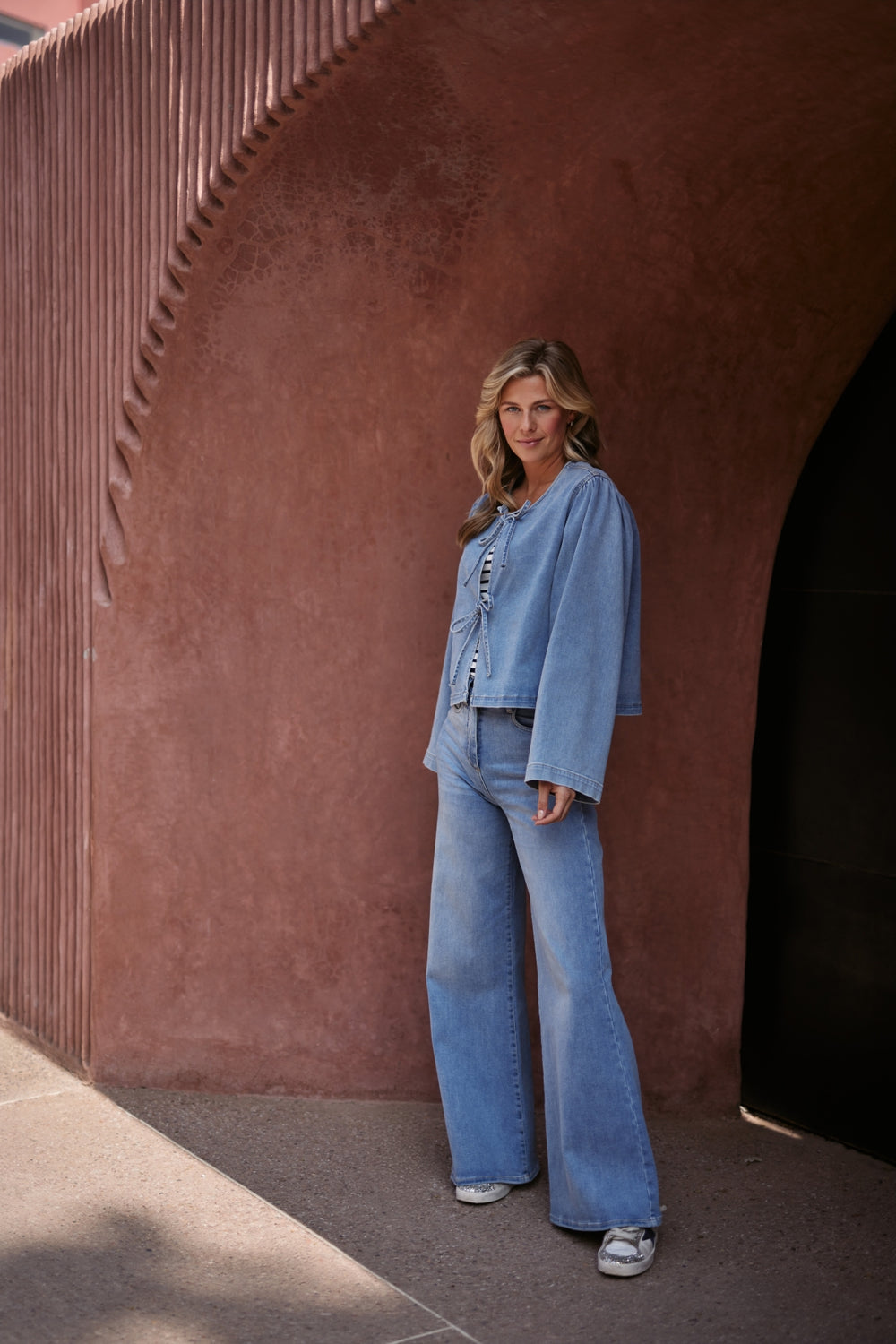 Jeans RUBY bleached denim - Nukus