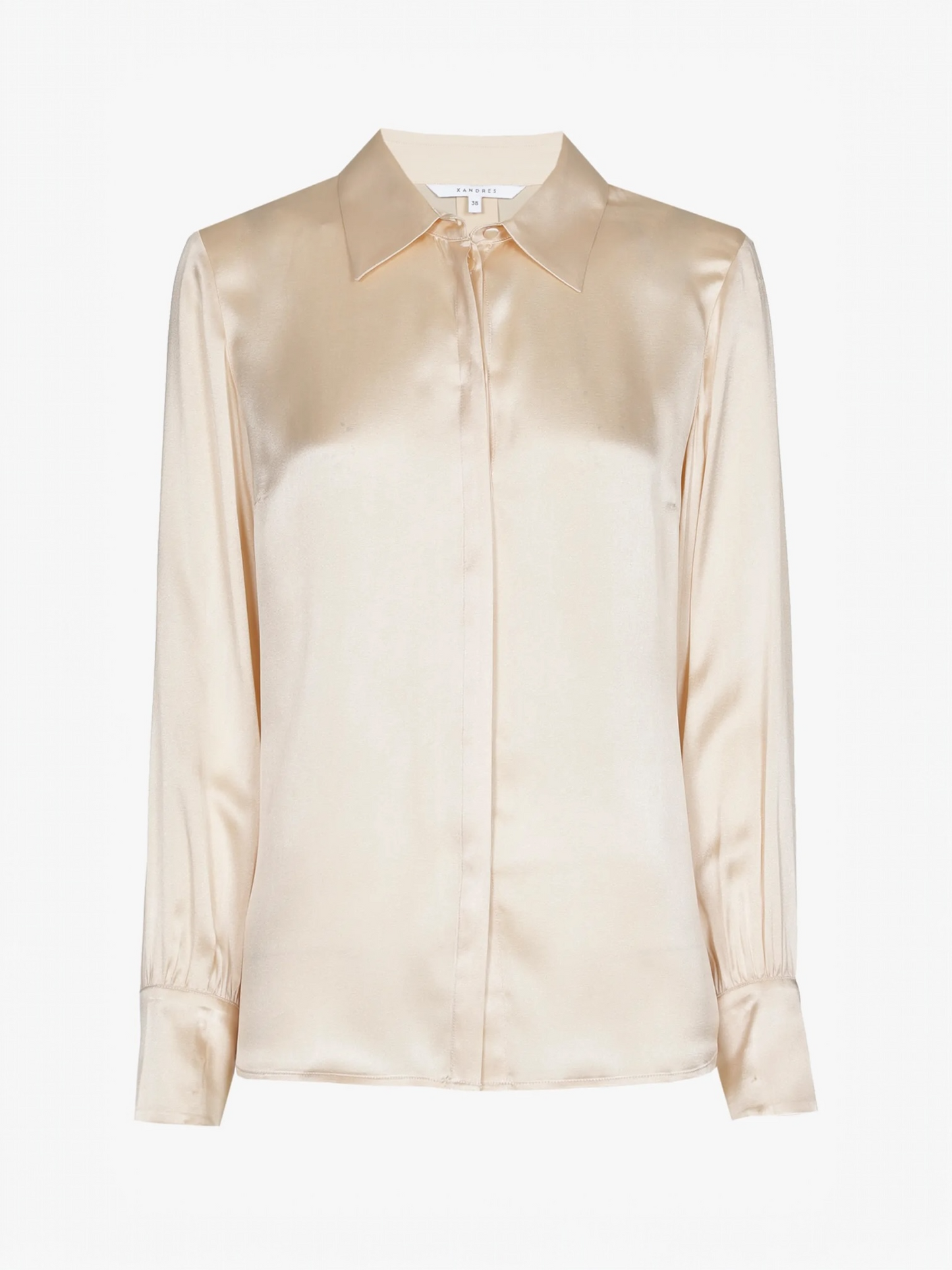 Xandres - bloes BINK in zijde - beige