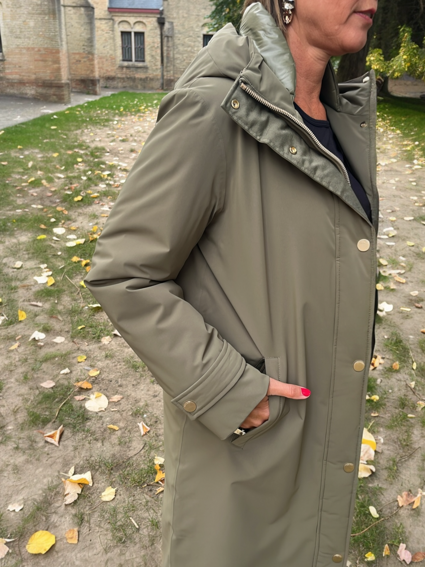 Beaumont - jas ELIZA khaki