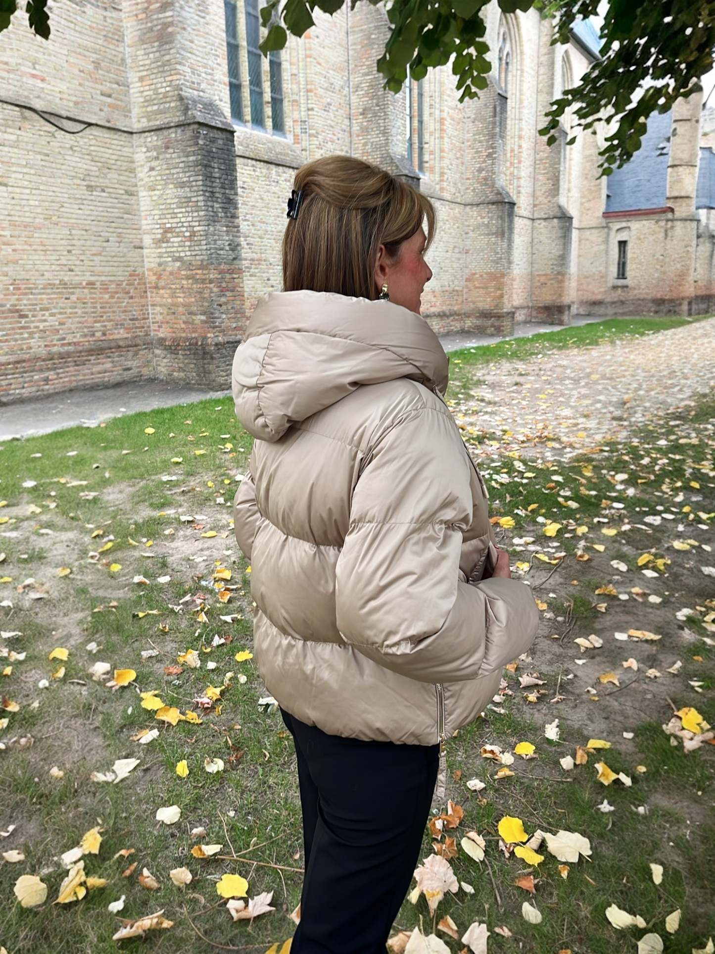 Beaumont - MARIAN korte jas beige