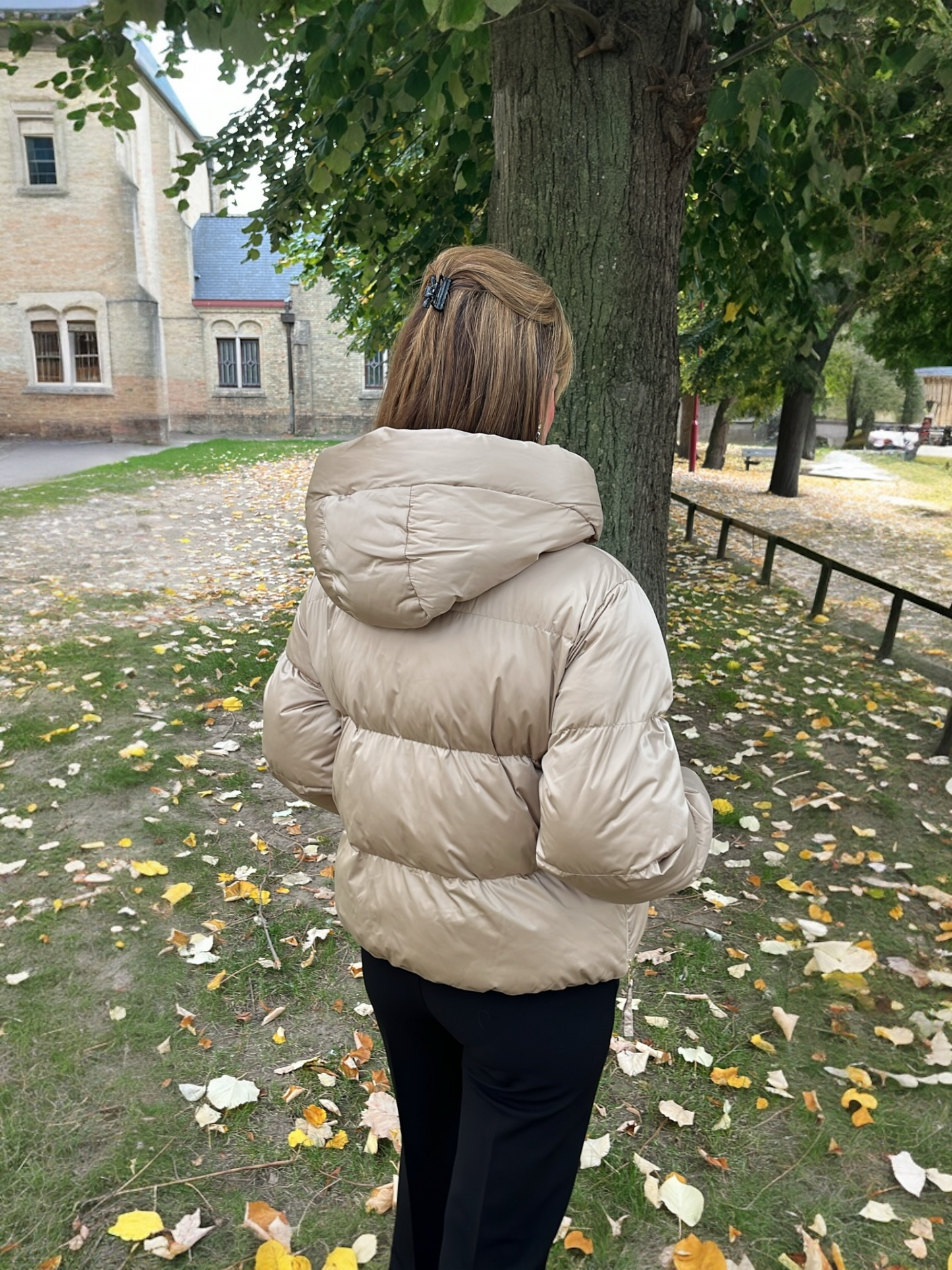 Beaumont - MARIAN korte jas beige