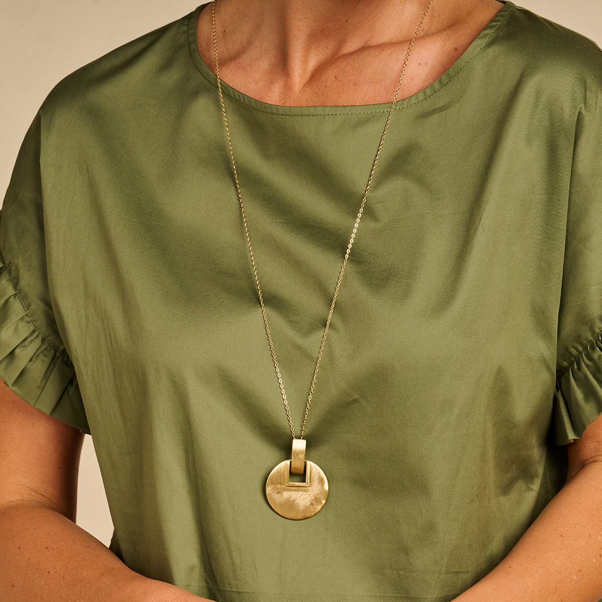 Les Cordes - MEES gouden halsketting lang