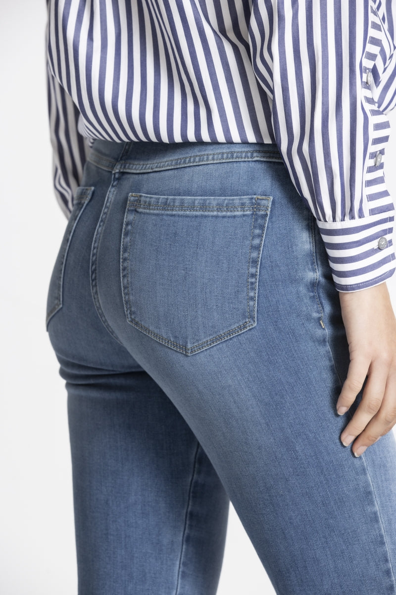 Blauwe flared jeans ROSKO - Gigue