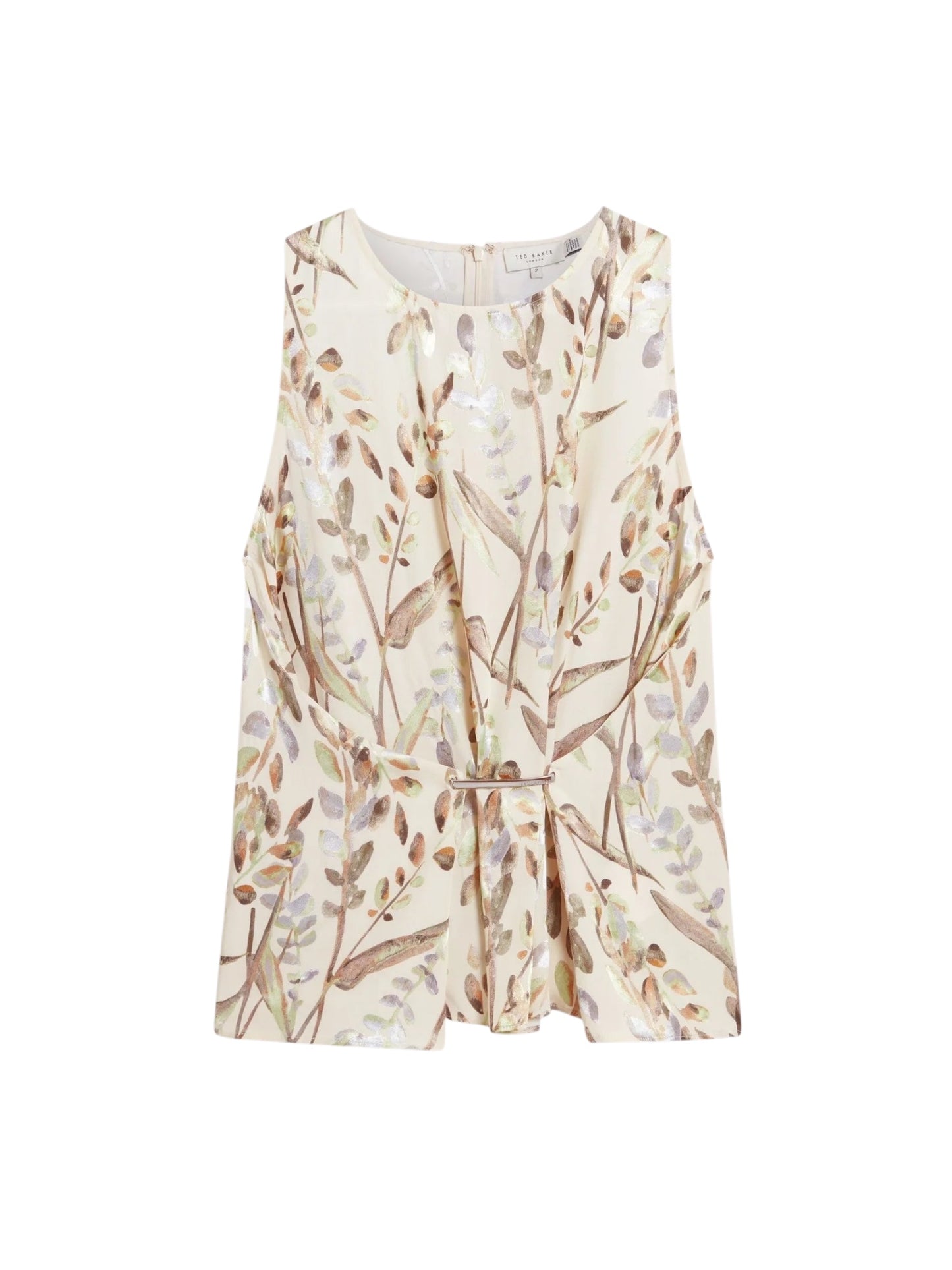 Ted Baker - top CLOWDIA met bladmotief