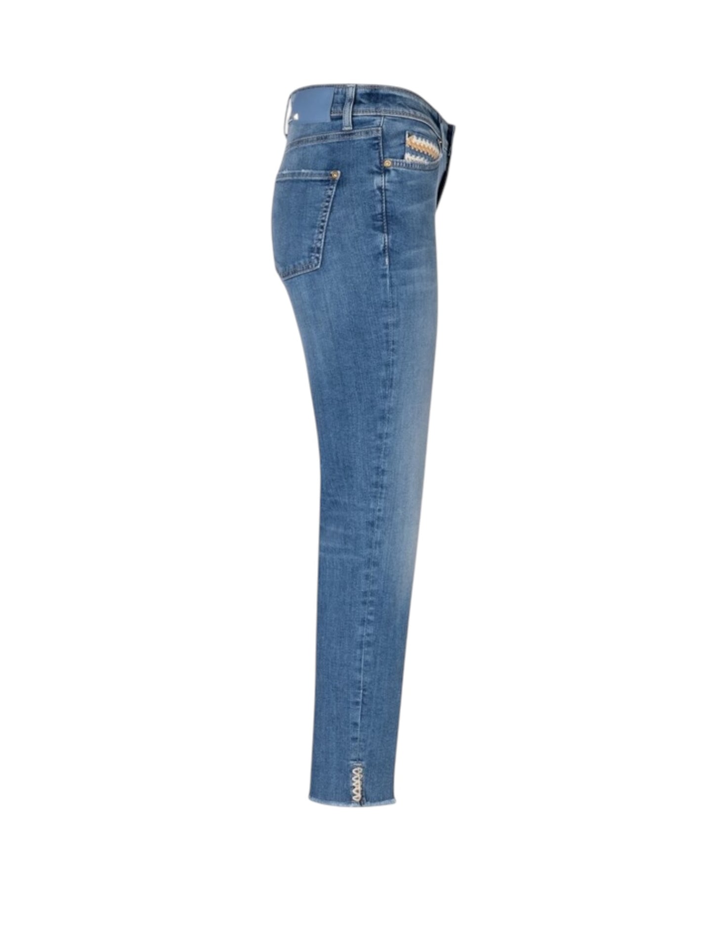 Cambio - PIPER SHORT blauwe jeans slim fit