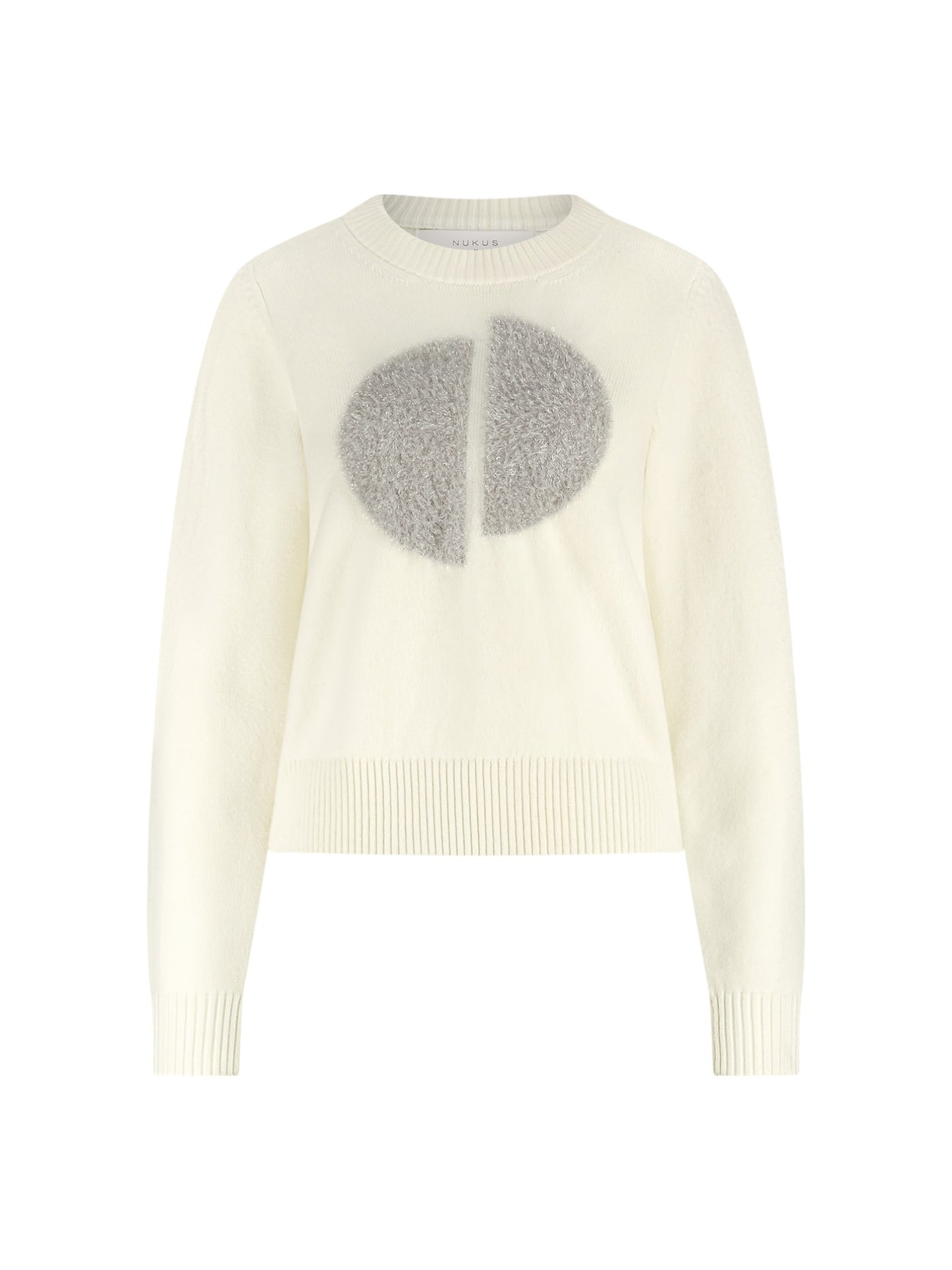 Nukus - Pull INTARSIA off-white