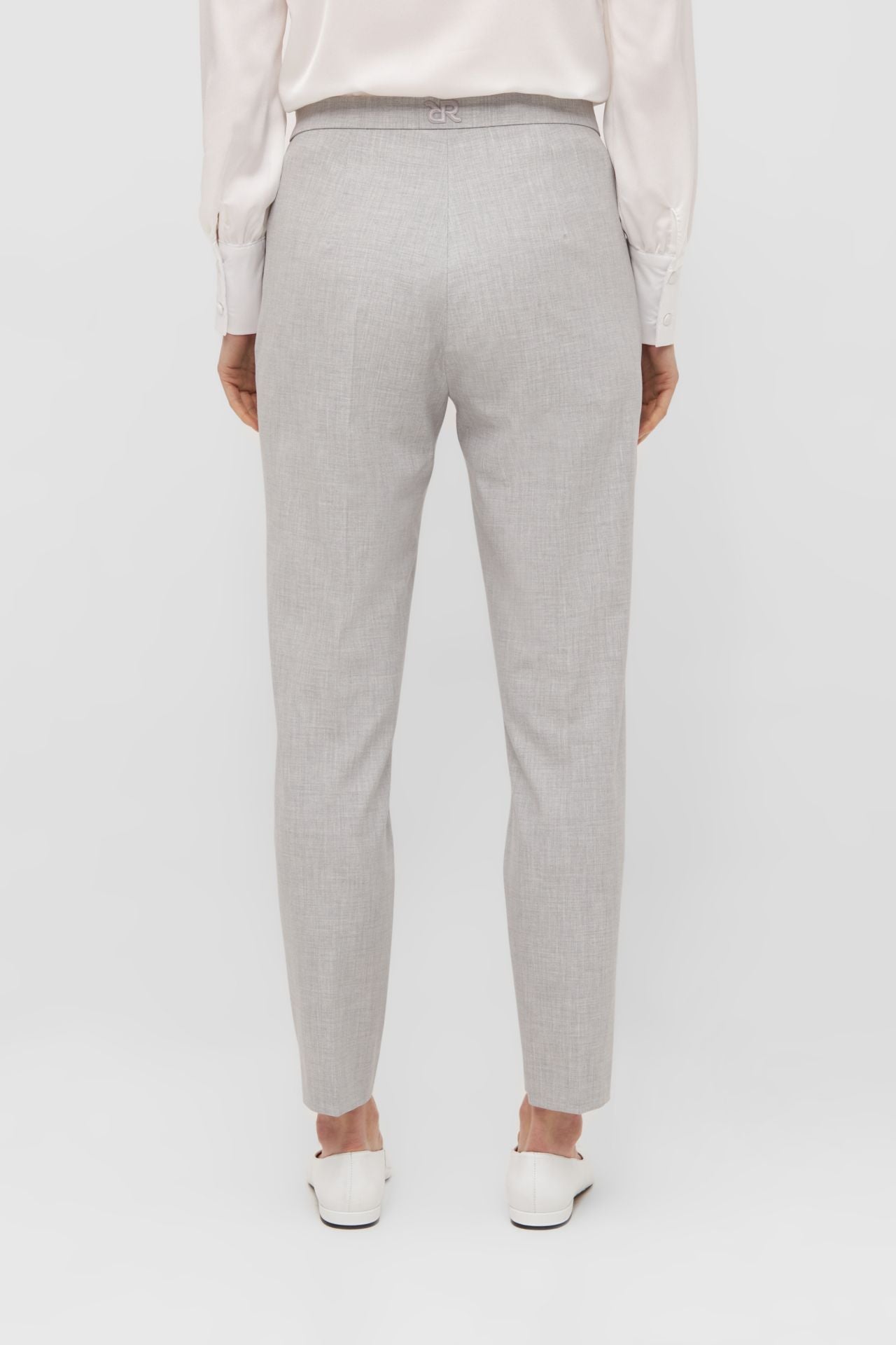 Chino broek DORO lichtgrijs - Rafaello Rossi