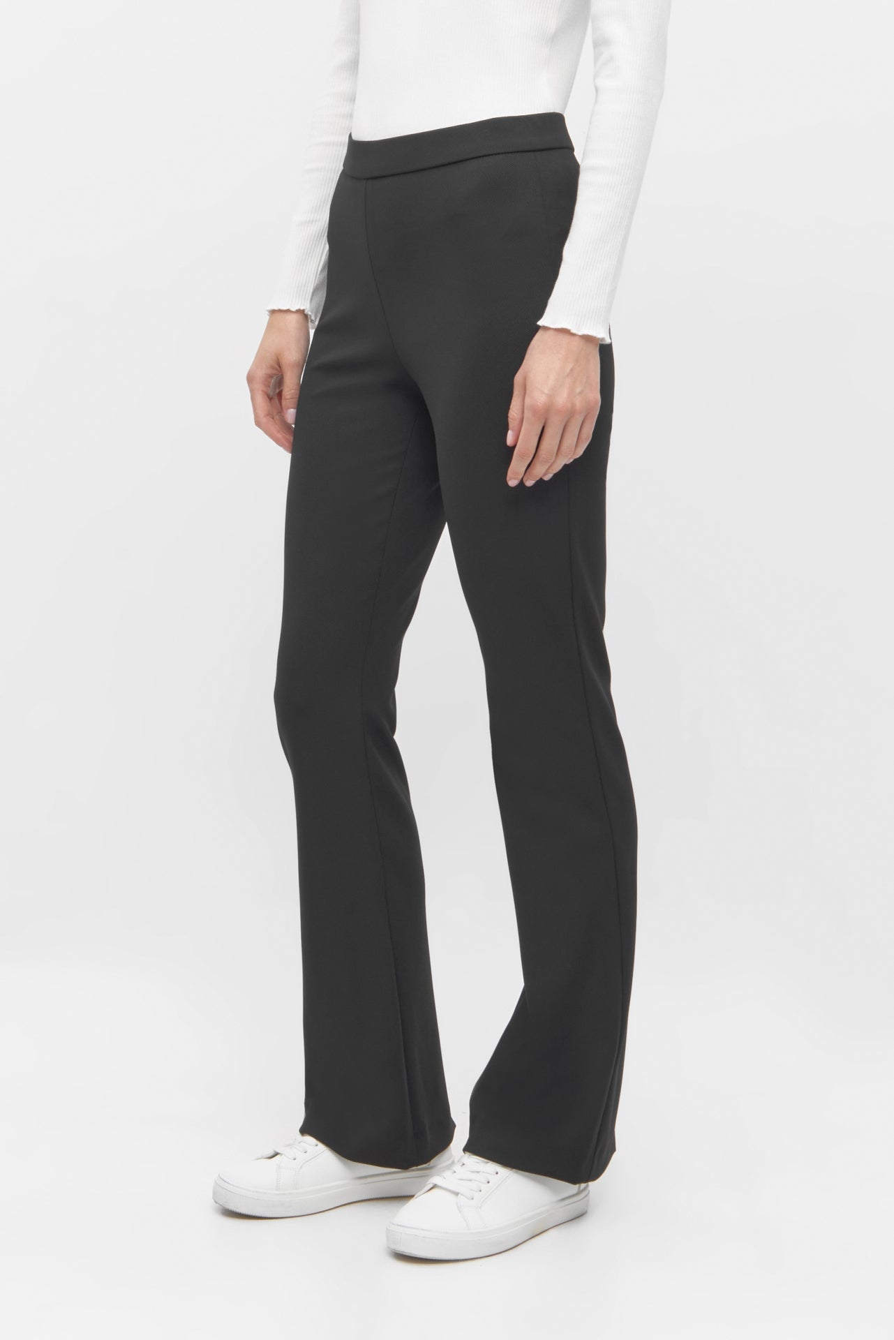 Zwarte bootcut broek MACY ban Rafaello Rossi